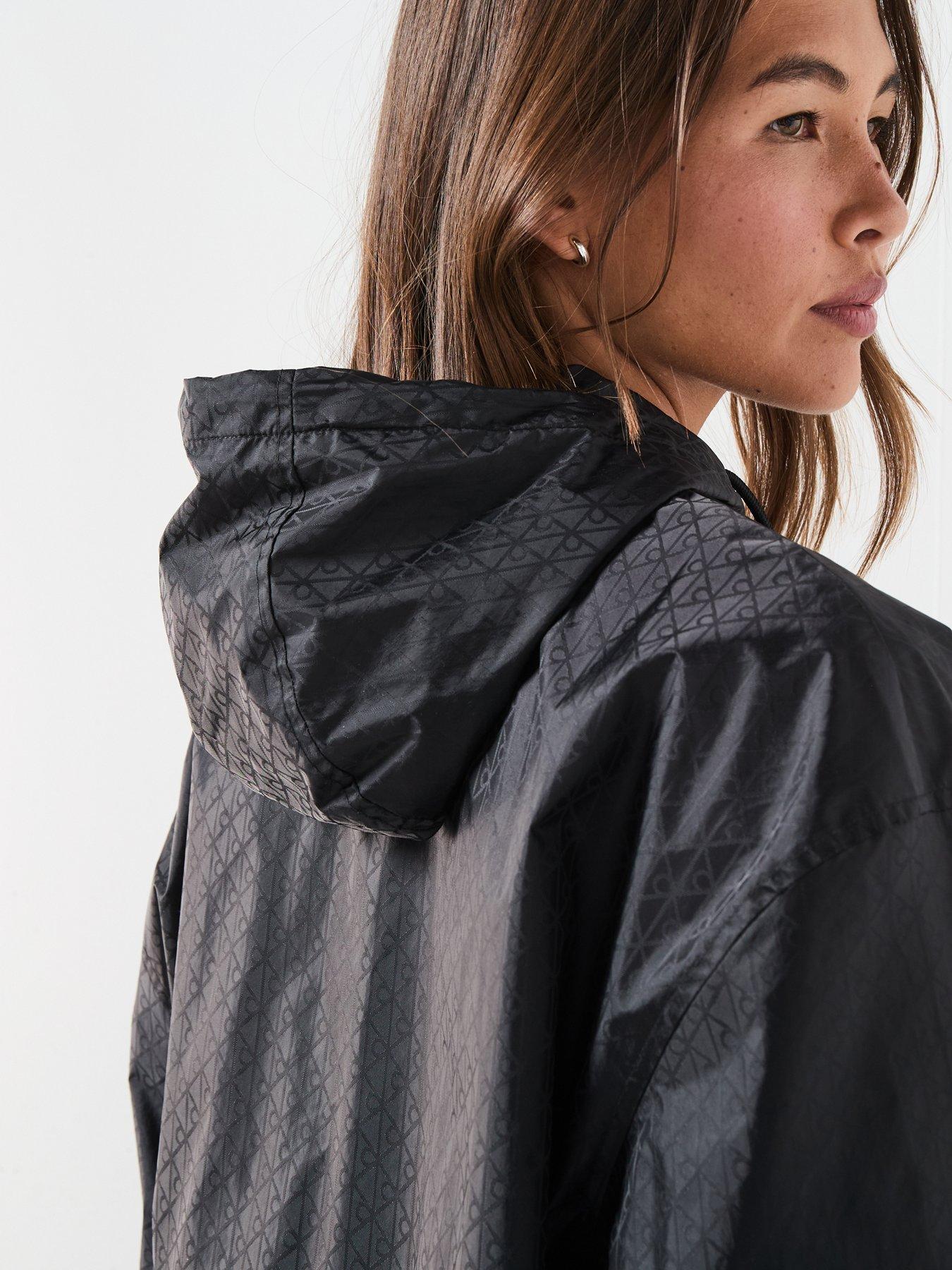 Image 5 of 6 of Calvin Klein Jeans Jacqaurd Wind Breaker - Black