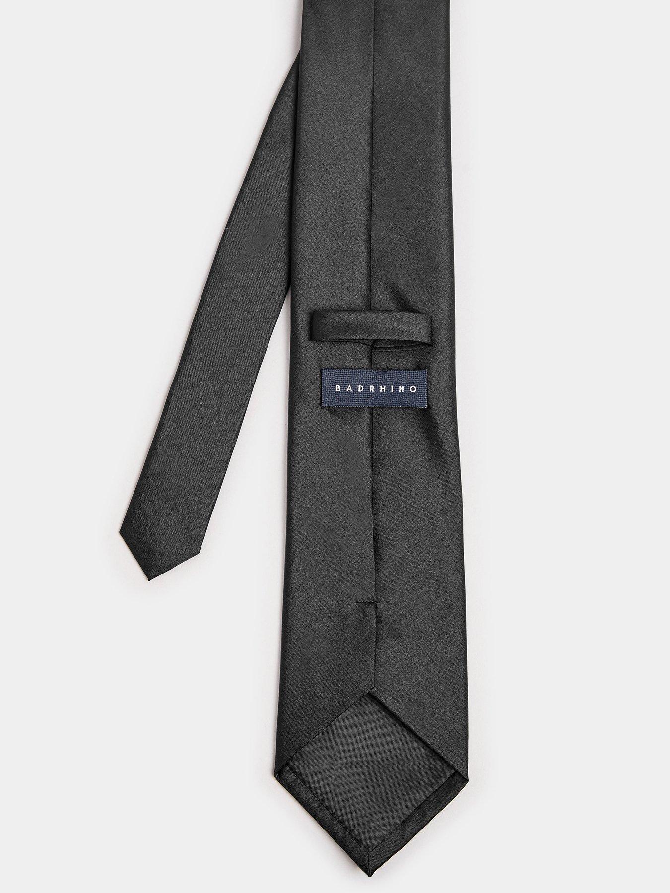 Image 3 of 3 of BadRhino Silk Tie - Black