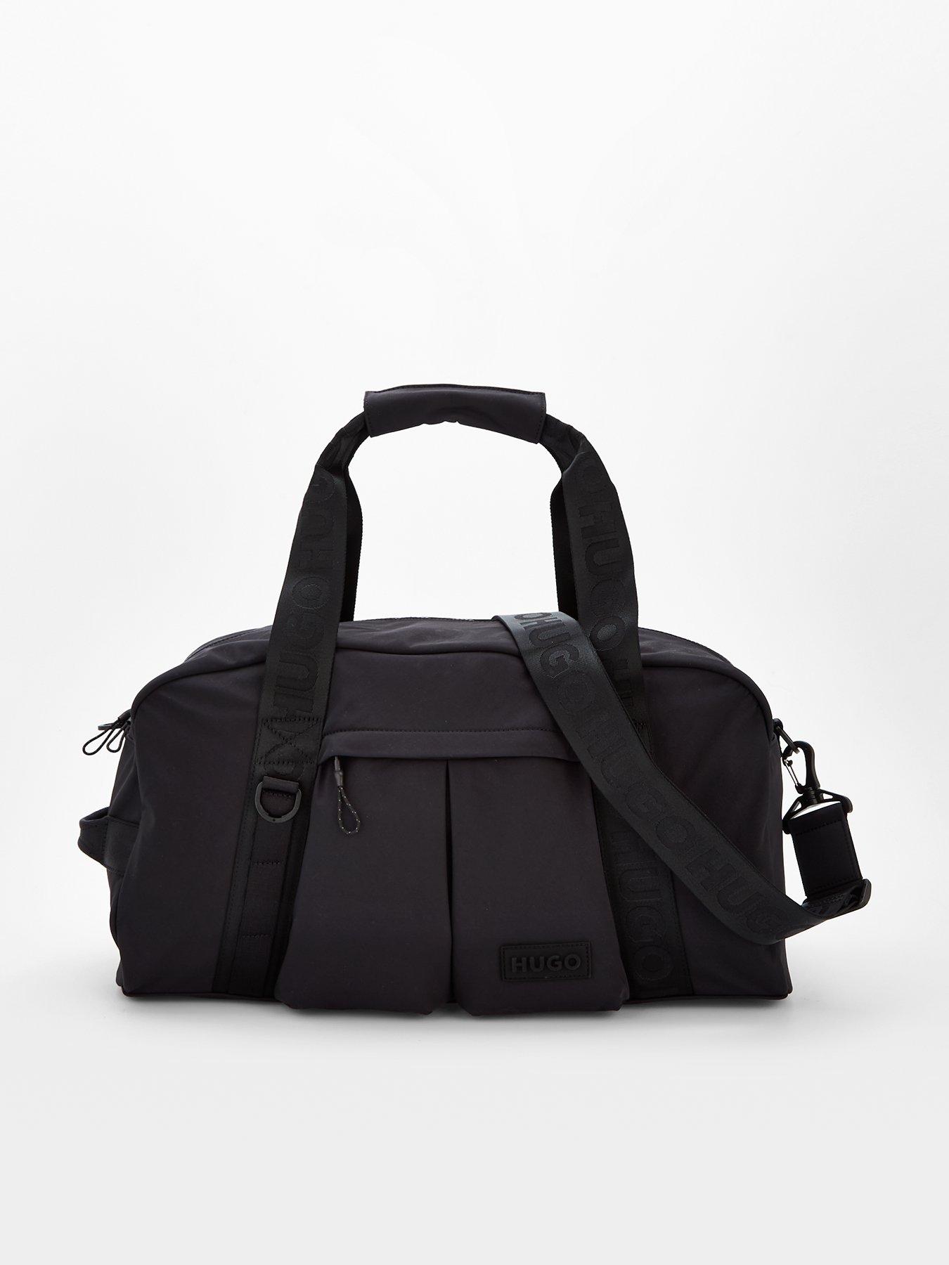 Image 1 of 5 of HUGO Lightweight Holdall with 3D Logo Patch - Black