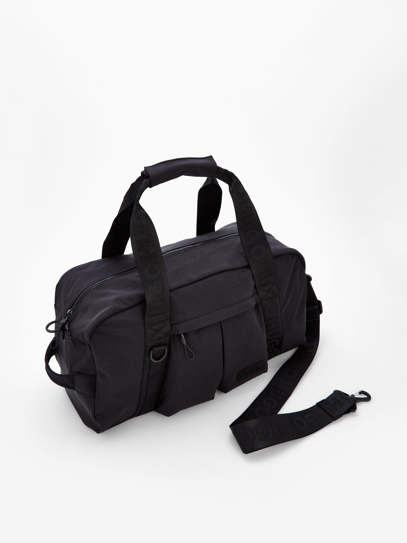 Image 2 of 5 of HUGO Lightweight Holdall with 3D Logo Patch - Black