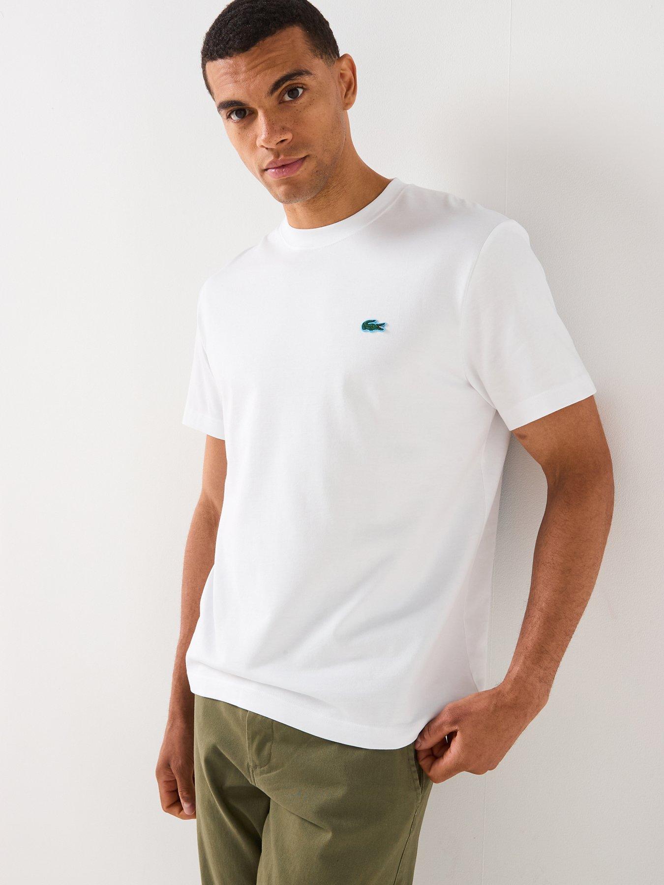 Lacoste Regular Fit Heavy Jersey Backprint T-shirt - White
