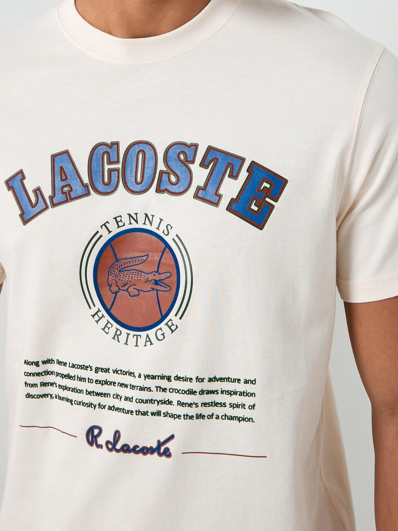  image of lacoste-regular-fit-printed-jersey-t-shirtnbsp--cream
