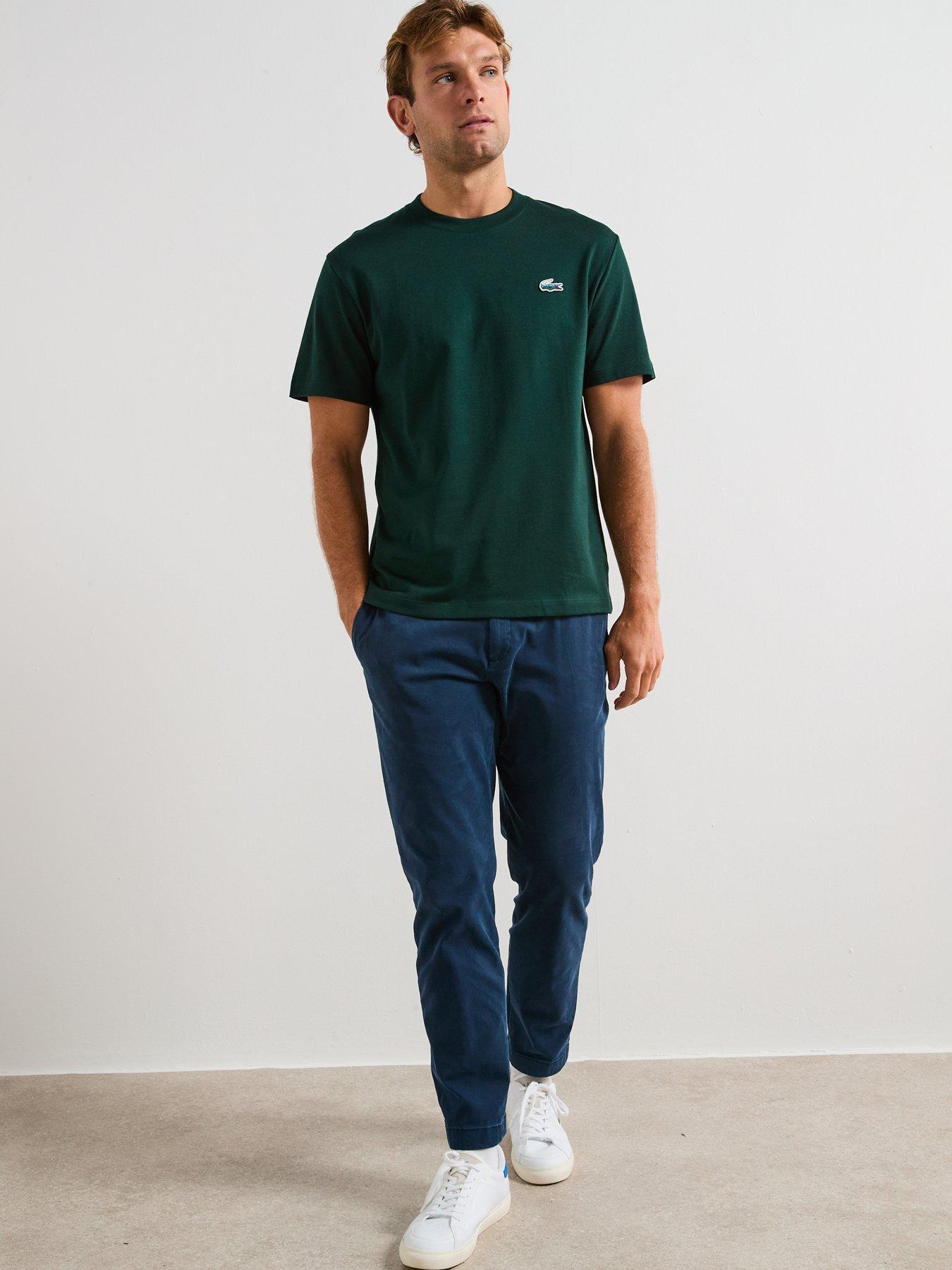 Image 3 of 6 of Lacoste Lacoste Landscape Crocodile T-shirt&nbsp;- Green