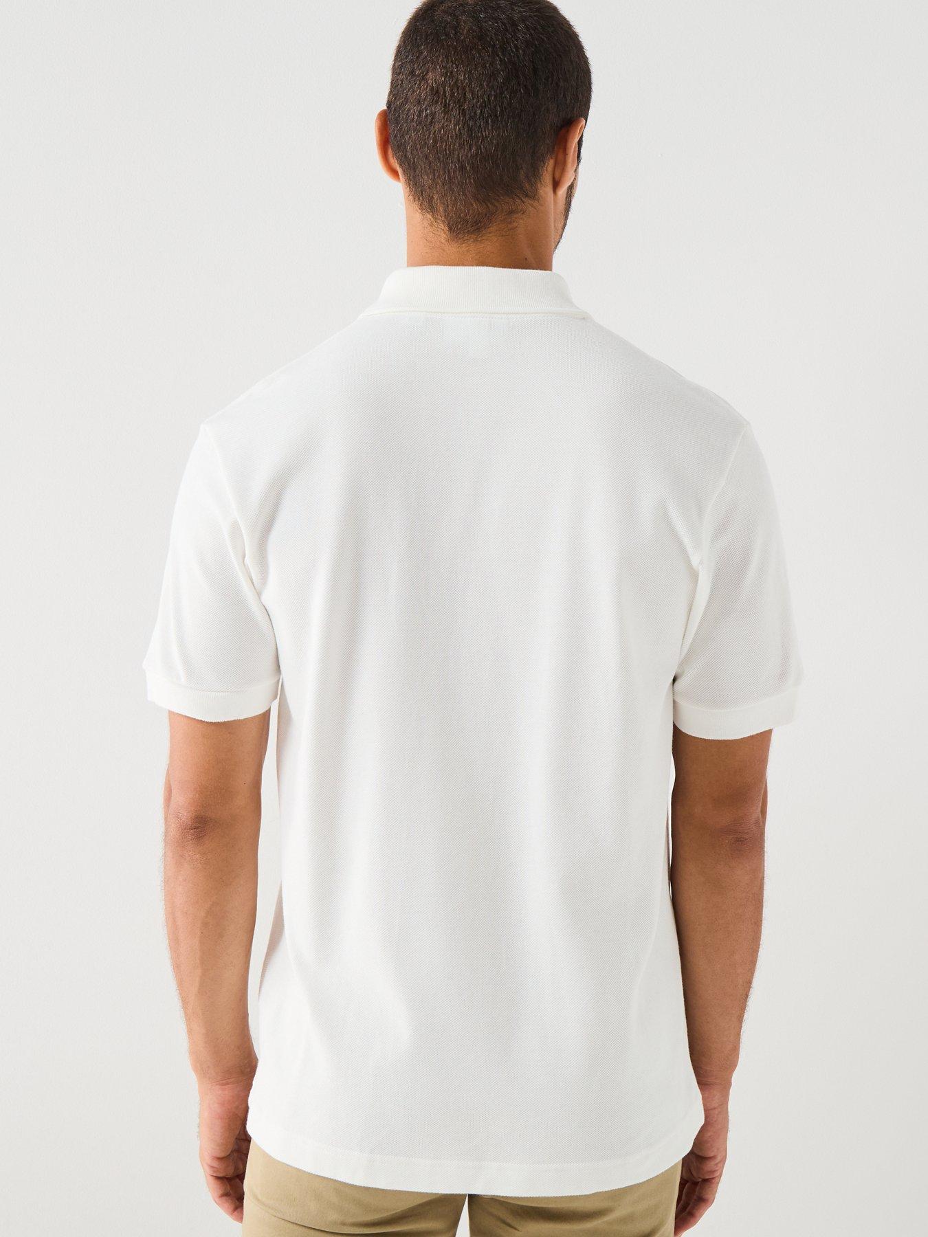  image of lacoste-landscape-crocodile-short-sleeve-polo-shirt--white