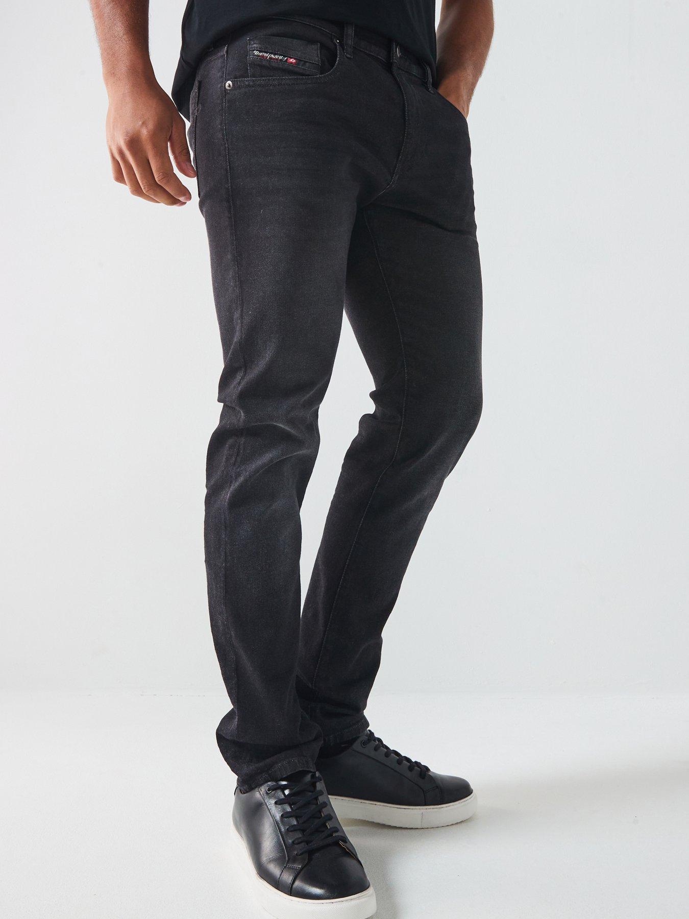 Diesel D-Strukt Slim Fit Jeans- Black