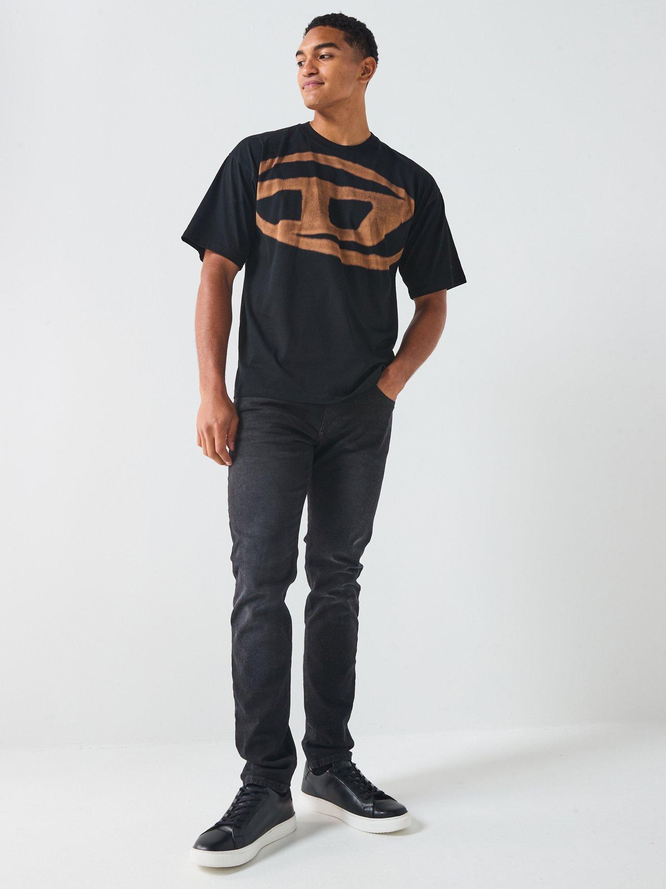 Image 3 of 6 of Diesel D-Strukt Slim Fit Jeans- Black