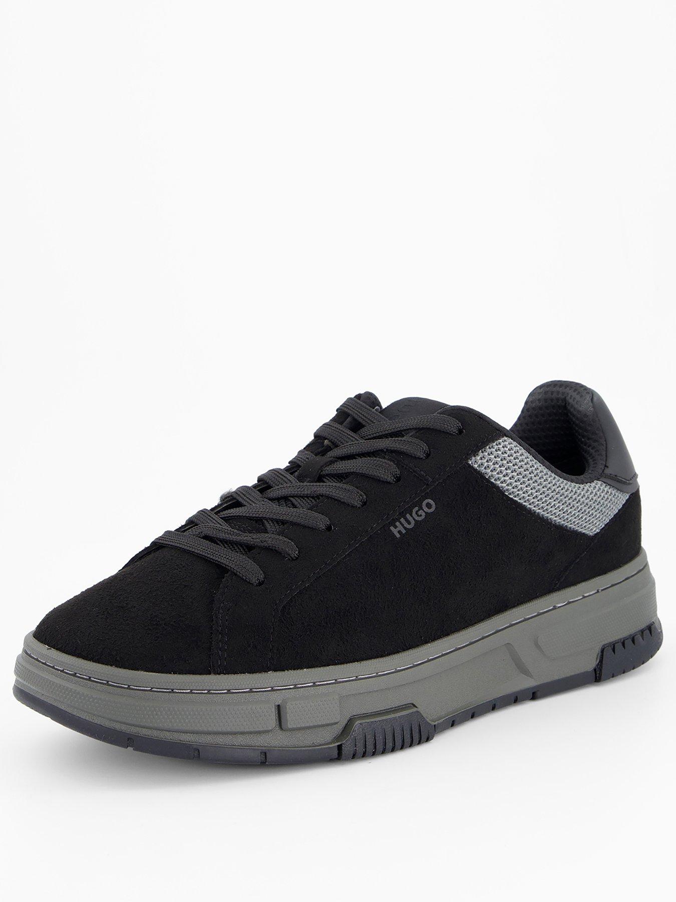  image of hugo-yarrow-tenn-trainers-black