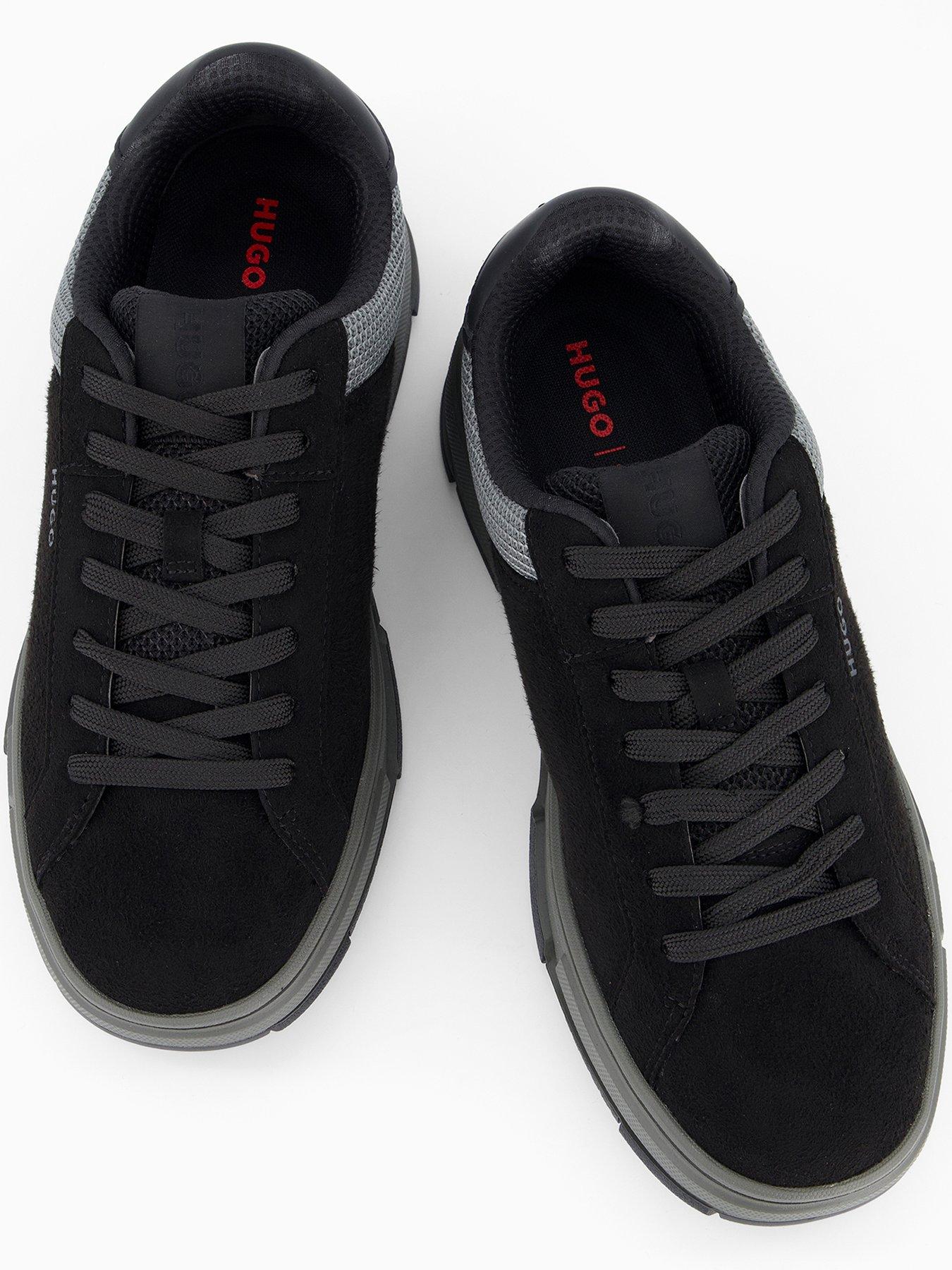  image of hugo-yarrow-tenn-trainers-black