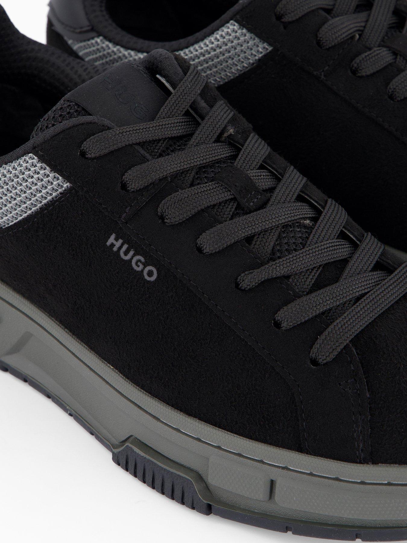  image of hugo-yarrow-tenn-trainers-black