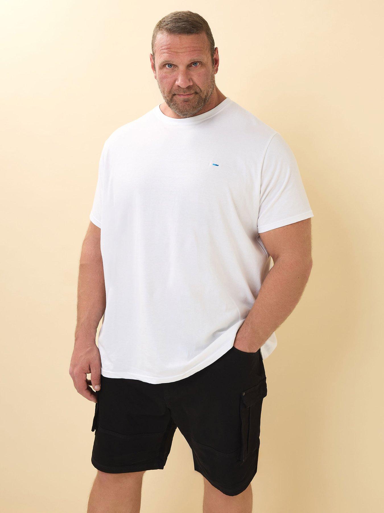 badrhino-elasticated-cargo-denim-shorts-black