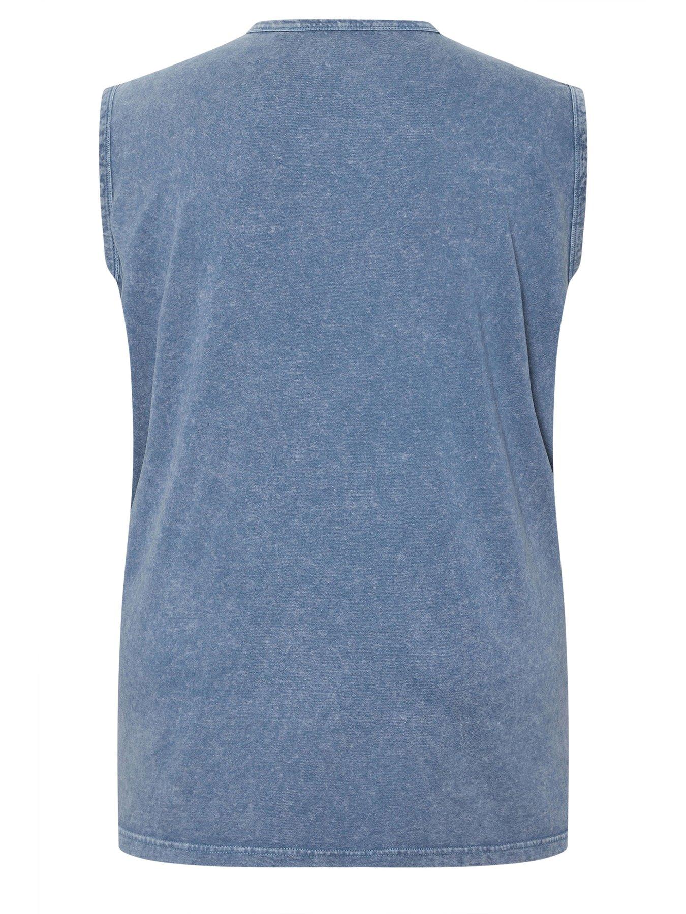 Image 6 of 6 of BadRhino Acid Wash Graphic Vest - Blue