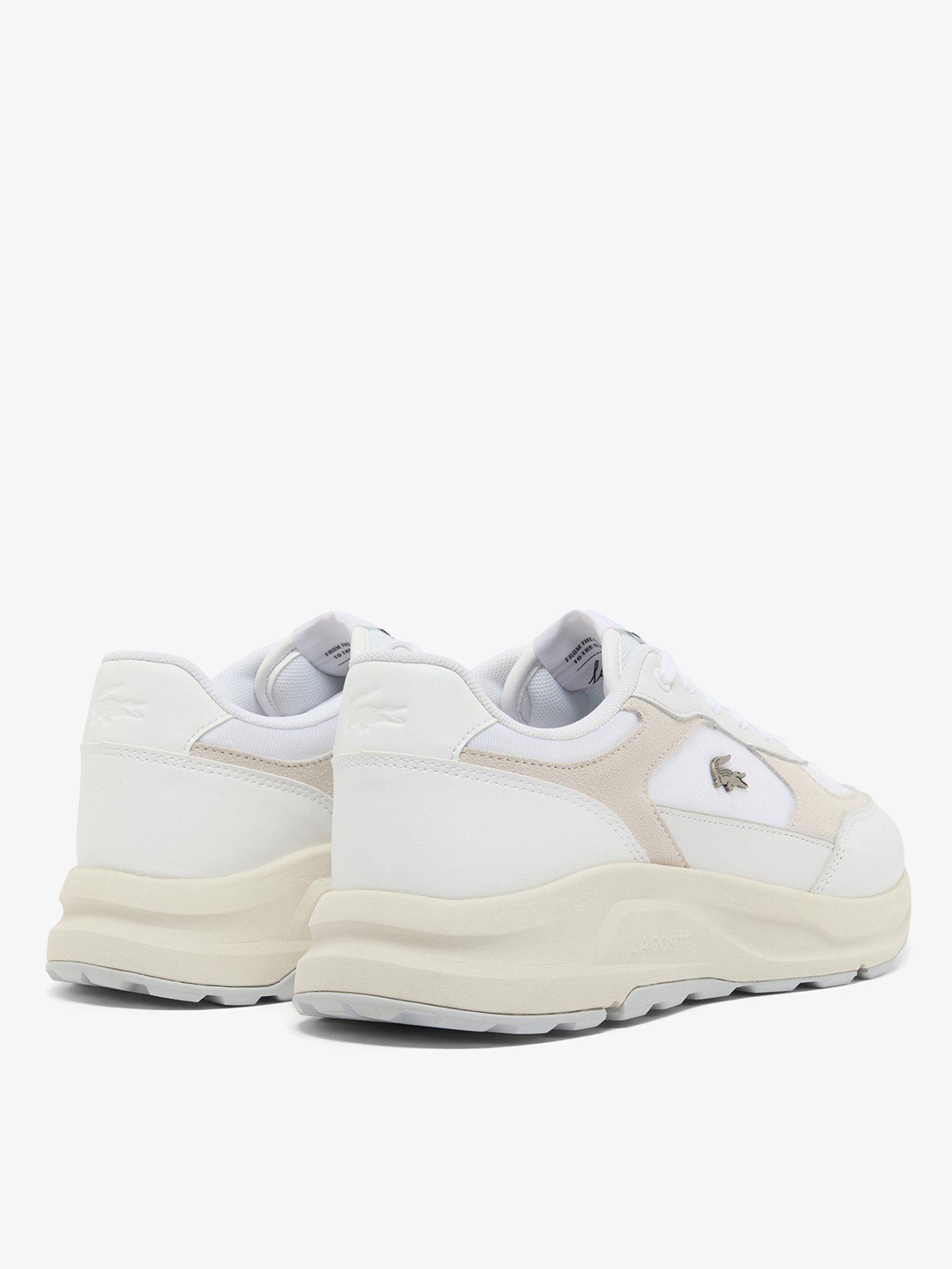 Image 3 of 6 of Lacoste Lacoste Court Set Leather Trainers- White