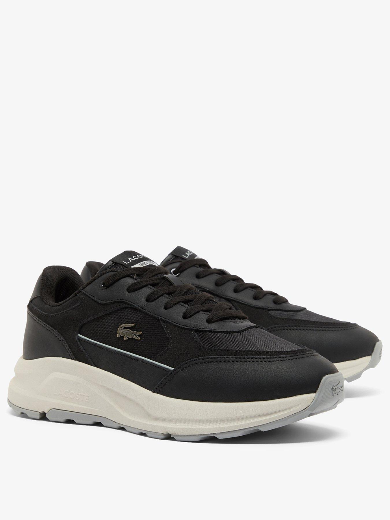 stillFront image of lacoste-run-set-trainers-black