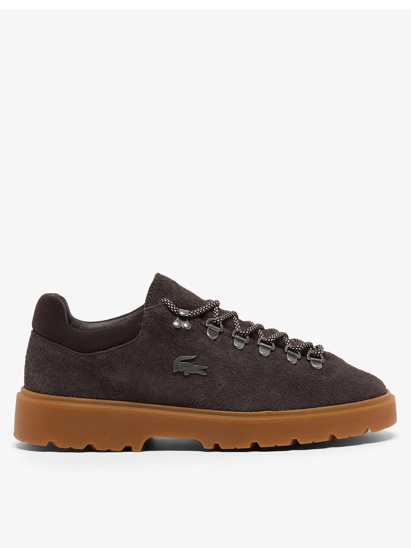 Lacoste Baseshot Suede Winter Trainers - Brown