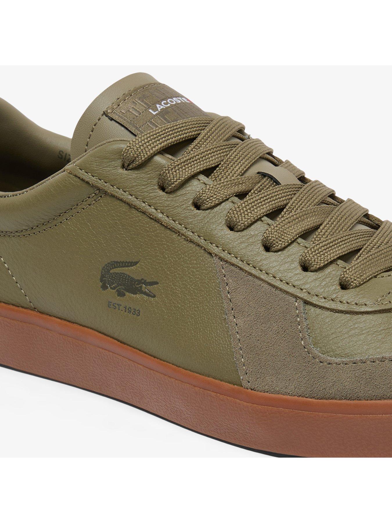  image of lacoste-baseshot-pro-trainers--khaki