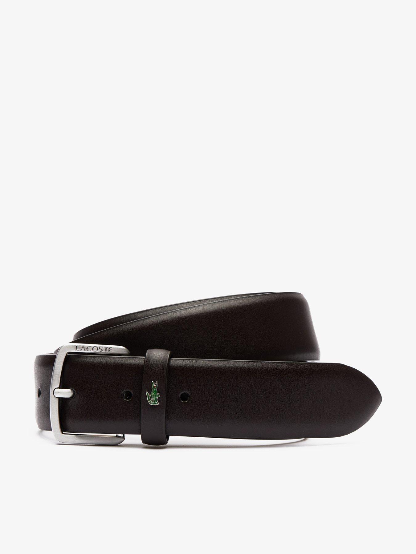  image of lacoste-classic-leather-belt-brown