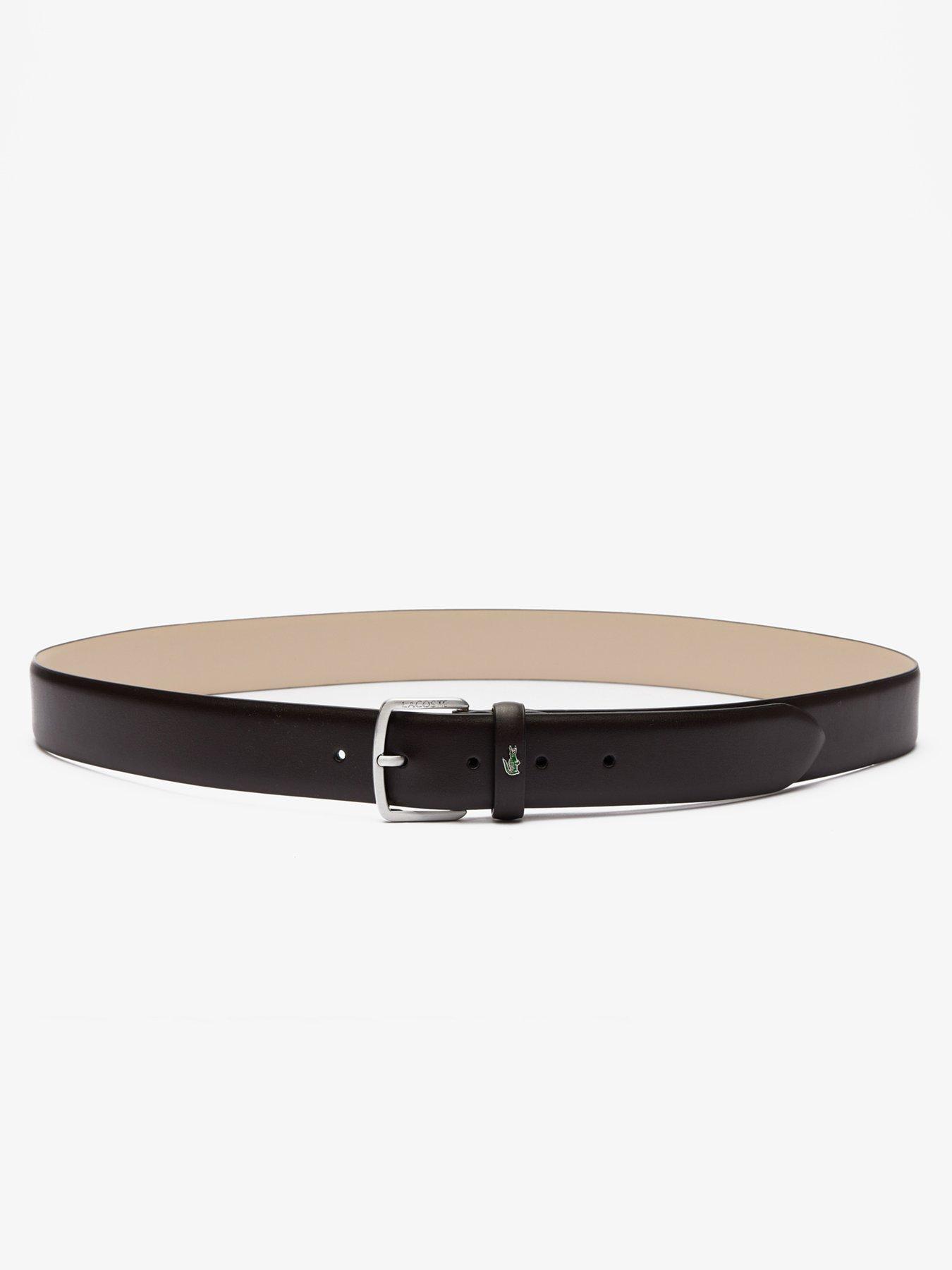  image of lacoste-classic-leather-belt-brown