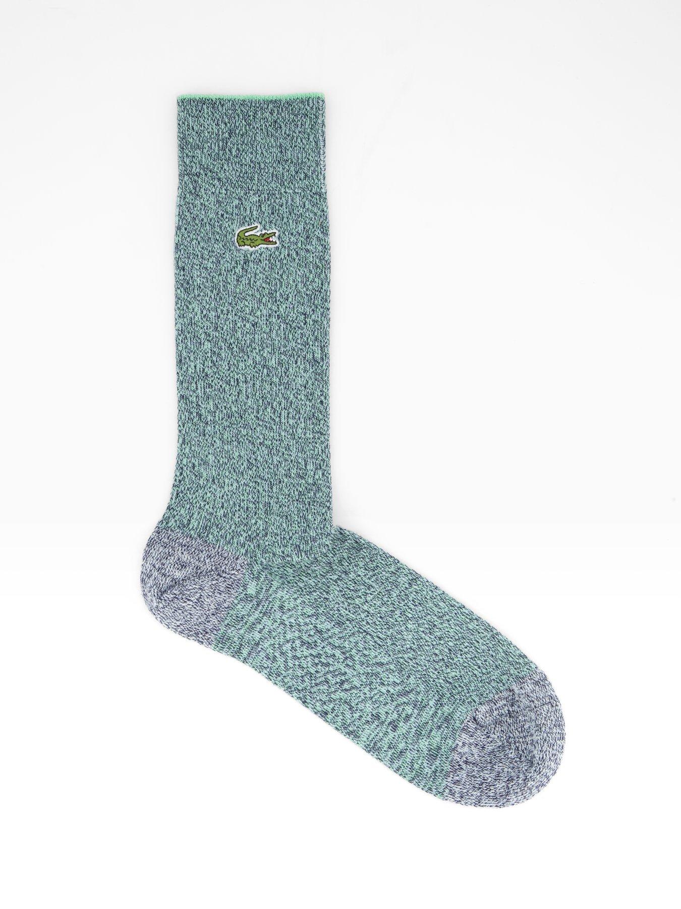  image of lacoste-2-pack-knitted-ankle-socks--multi