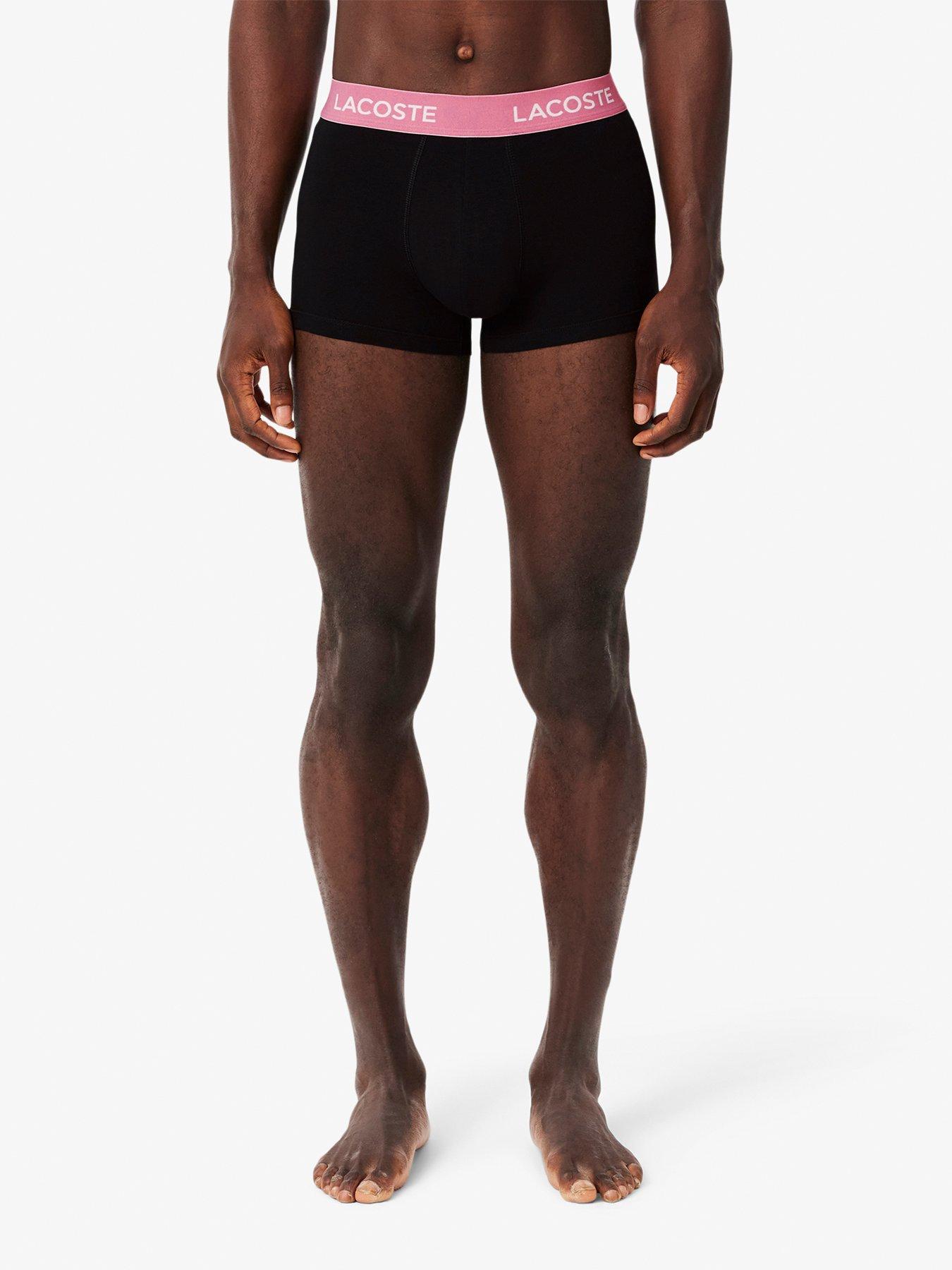 Image 6 of 6 of Lacoste 5 Pack Cotton Trunks- Black Multi