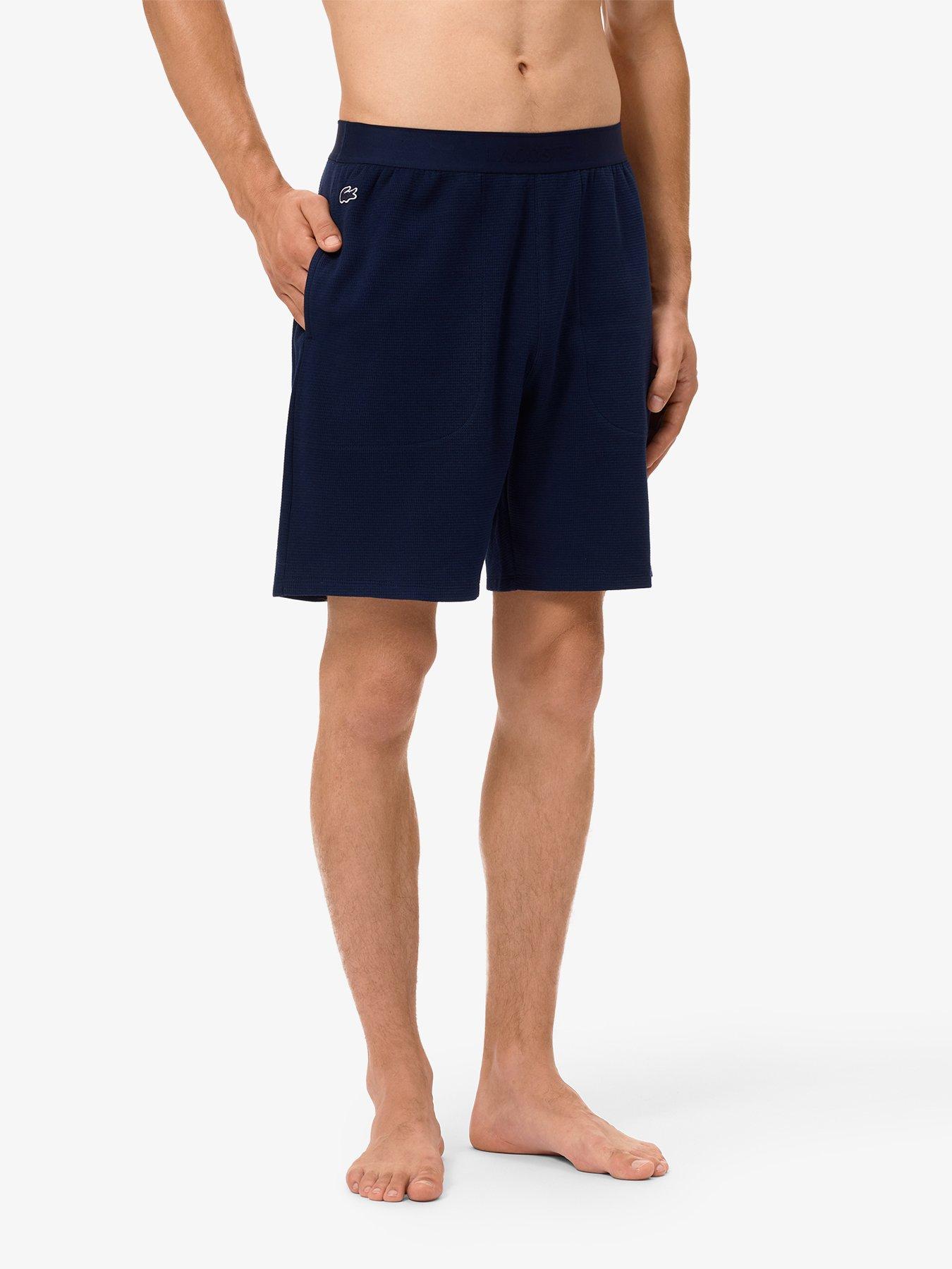 Image 1 of 4 of Lacoste Lounge Shorts- Navy