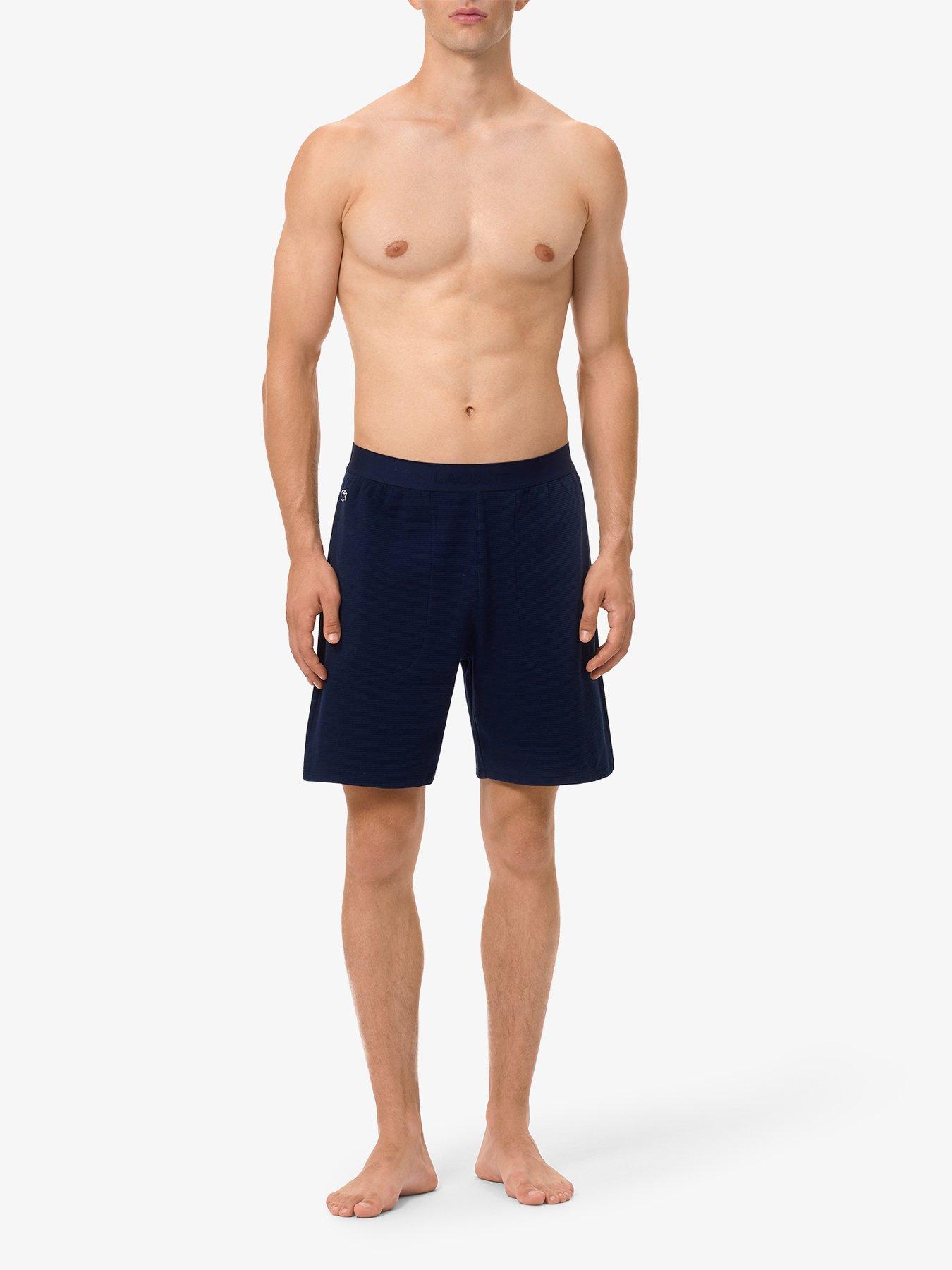 Image 3 of 4 of Lacoste Lounge Shorts- Navy