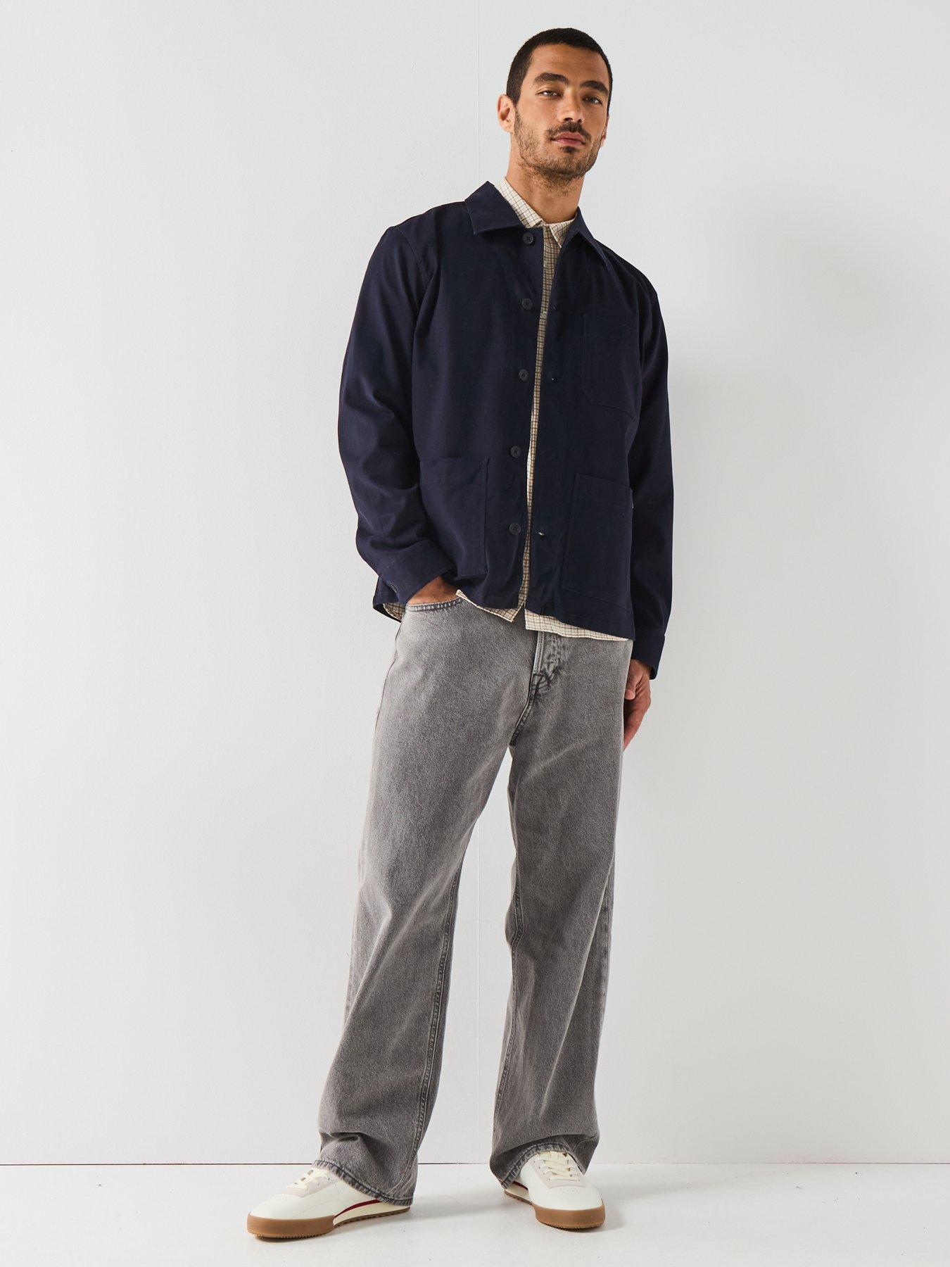  image of lacoste-woven-cotton-overshirt-navybr-nbsp