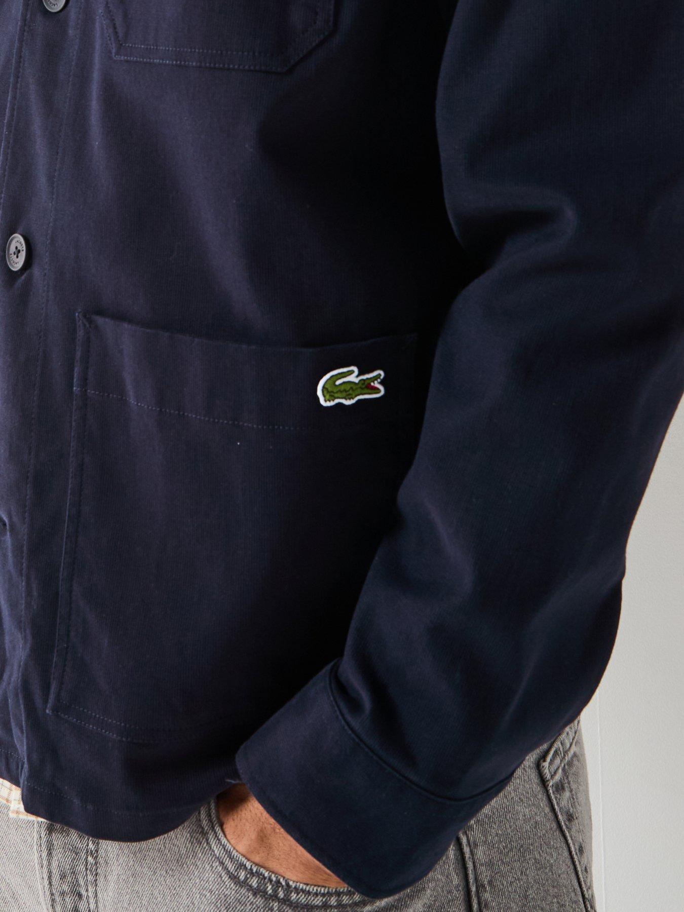  image of lacoste-woven-cotton-overshirt-navybr-nbsp