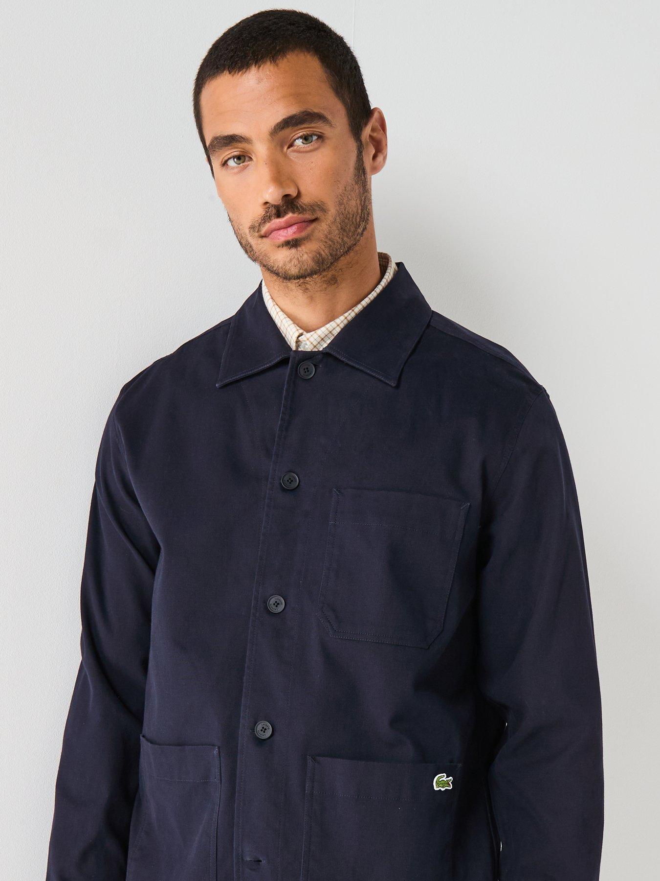  image of lacoste-woven-cotton-overshirt-navybr-nbsp
