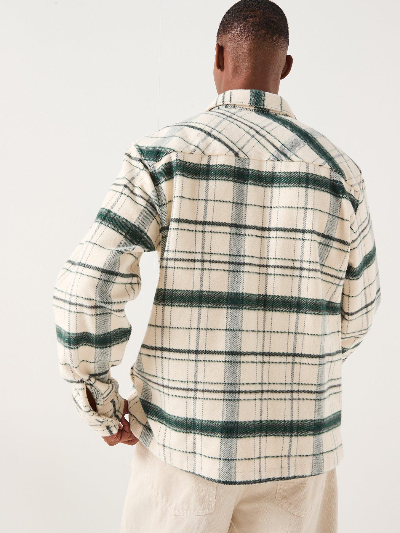  image of lacoste-casual-checked-overshirt-green