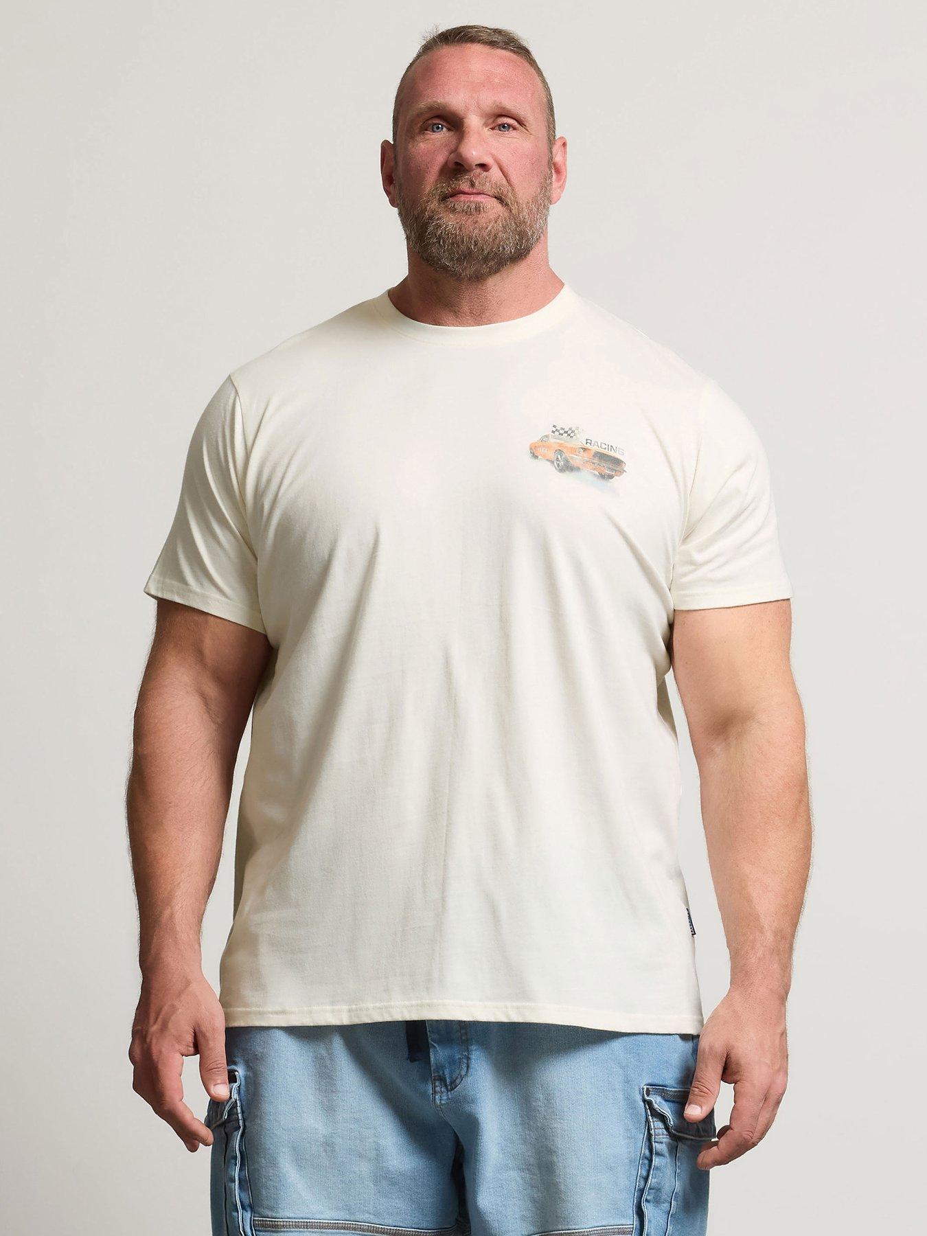 undefined Racing Car Graphic T-Shirt - White
