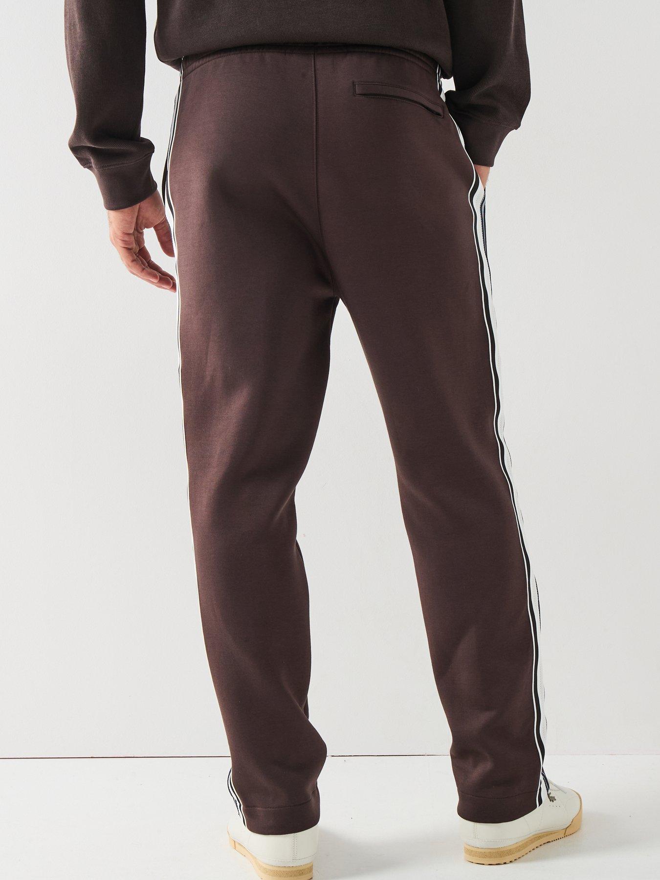 stillFront image of lacoste-french-made-track-sweatpants--brown