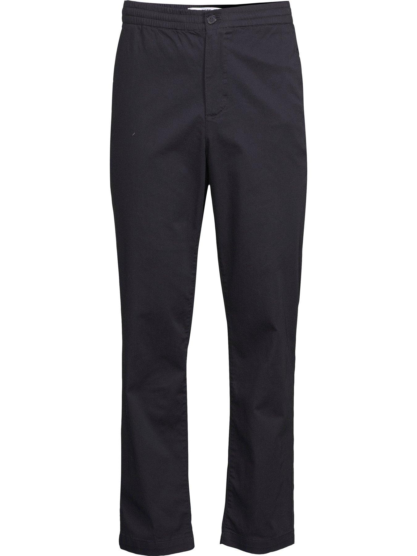 Image 5 of 5 of Lacoste Elastic Waist Stretch Chino Trousers- Black