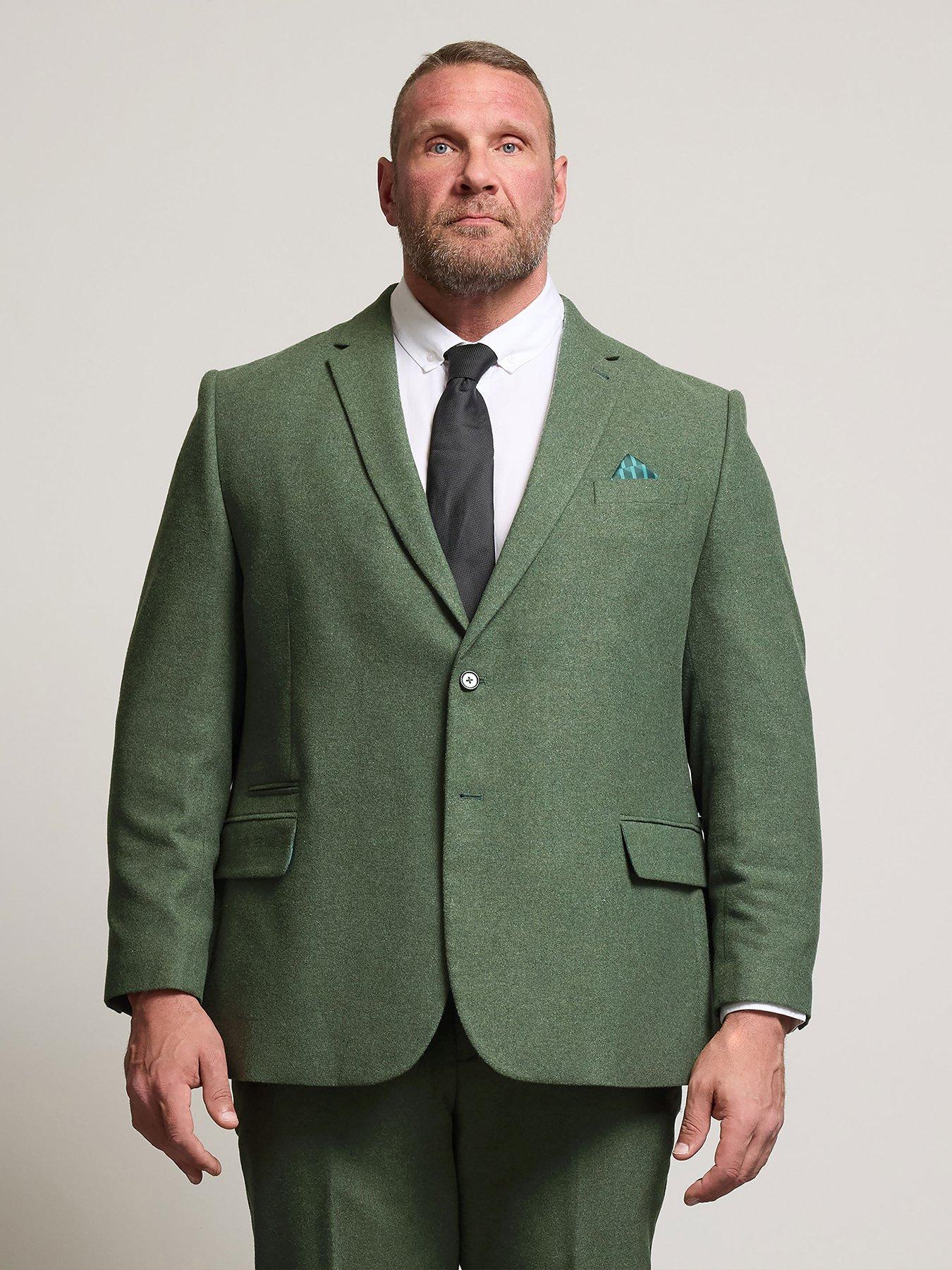 badrhino-tweed-suit-jacket-short-green