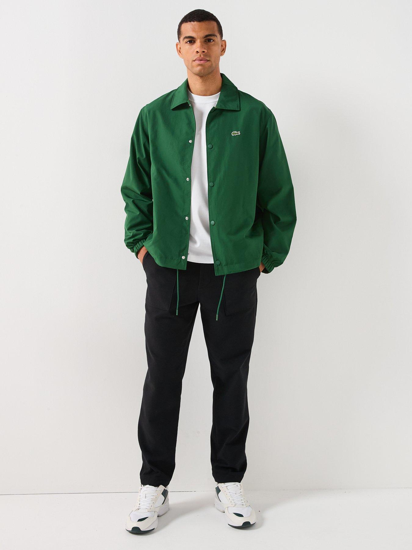 Image 3 of 6 of Lacoste Reversible Lightweight Jacket- Green
