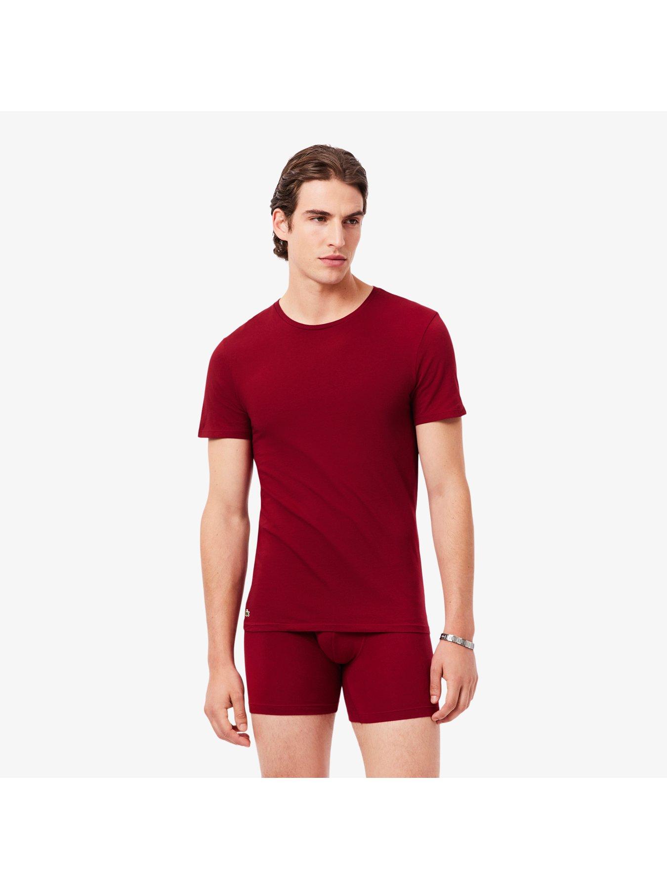 Image 4 of 6 of Lacoste 3 Pack Short Sleeve T-shirt - Multi