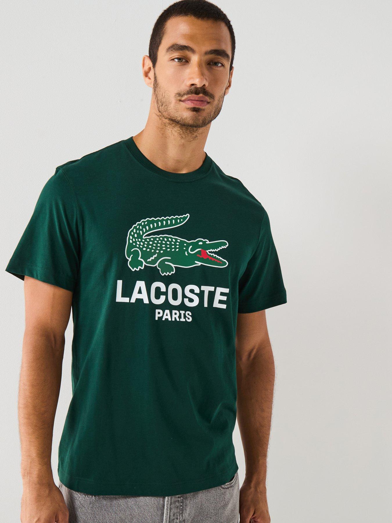 Lacoste Regular Fit Printed Jersey T-shirt - Green