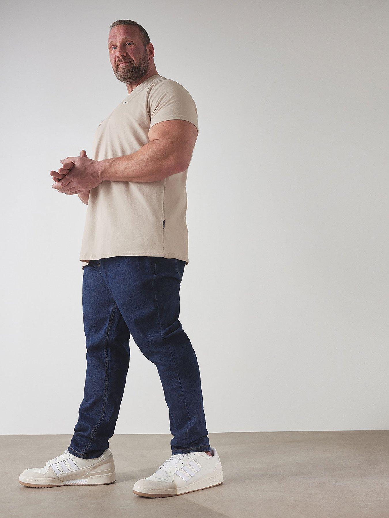 Image 1 of 4 of BadRhino Tapered Fit Stretch Jeans 30" - Blue