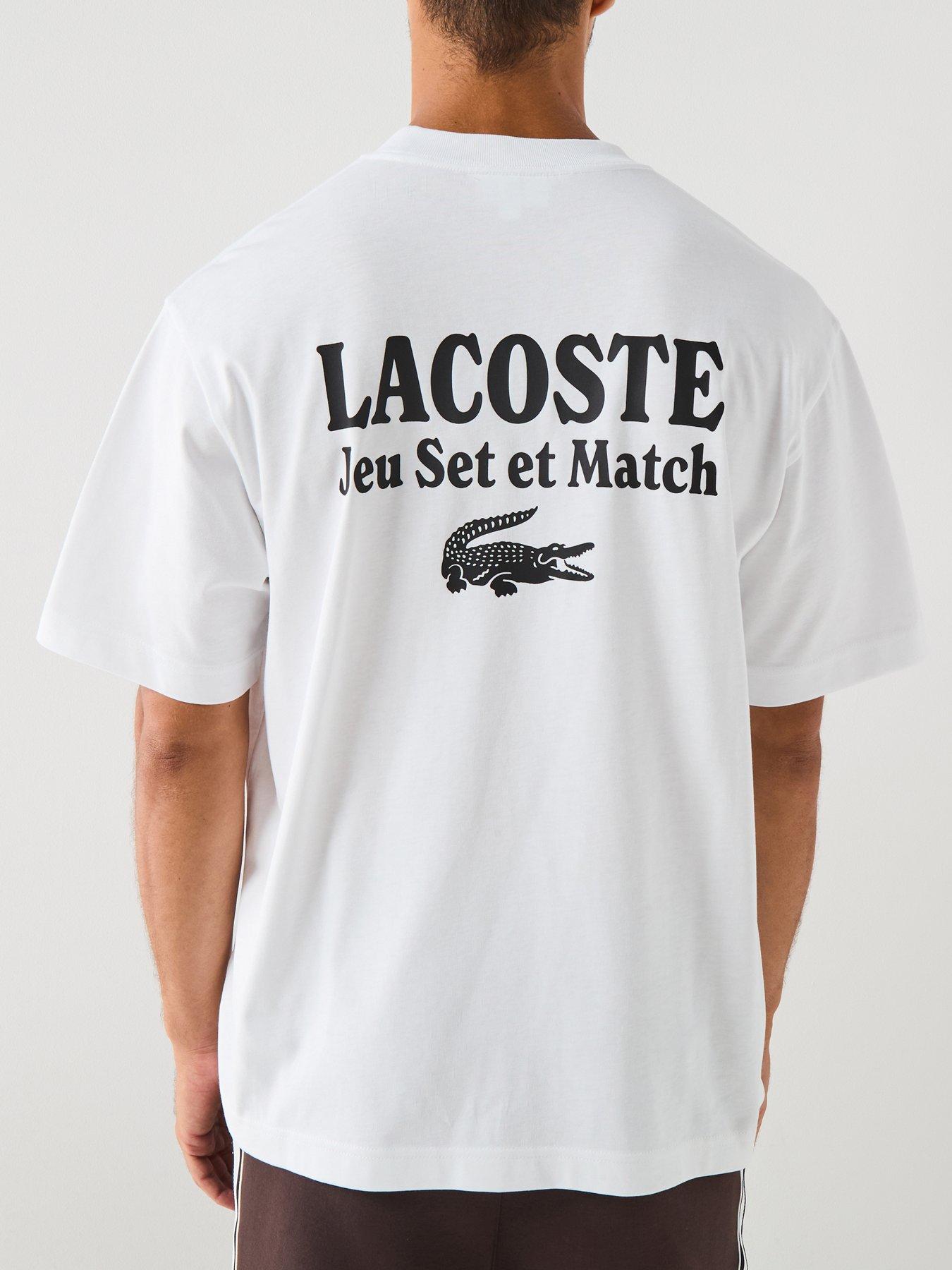 undefined Loose Fit Heavy Jersey Backprint T-shirt - White