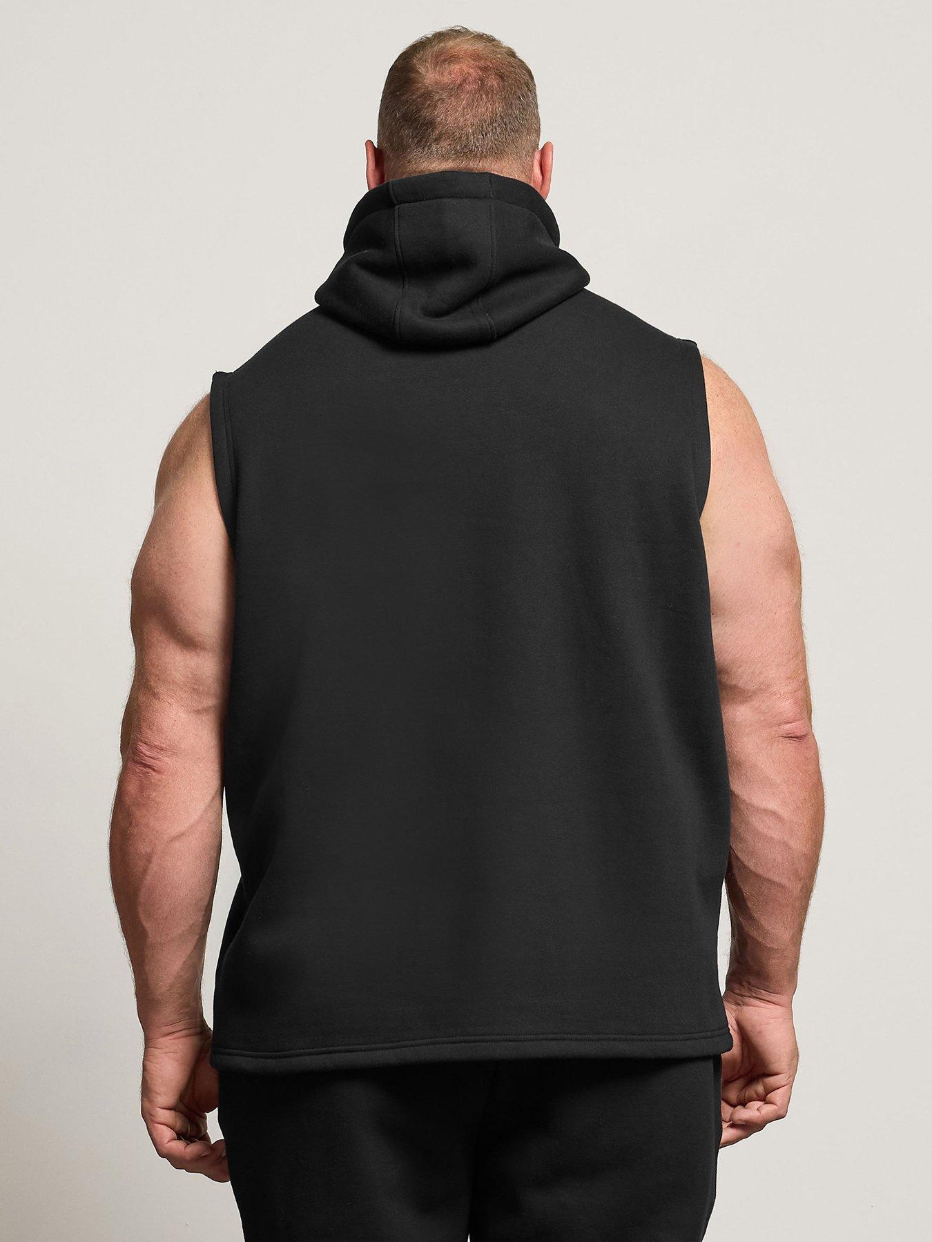 Image 2 of 4 of BadRhino Sleeveless Hoodie - Black