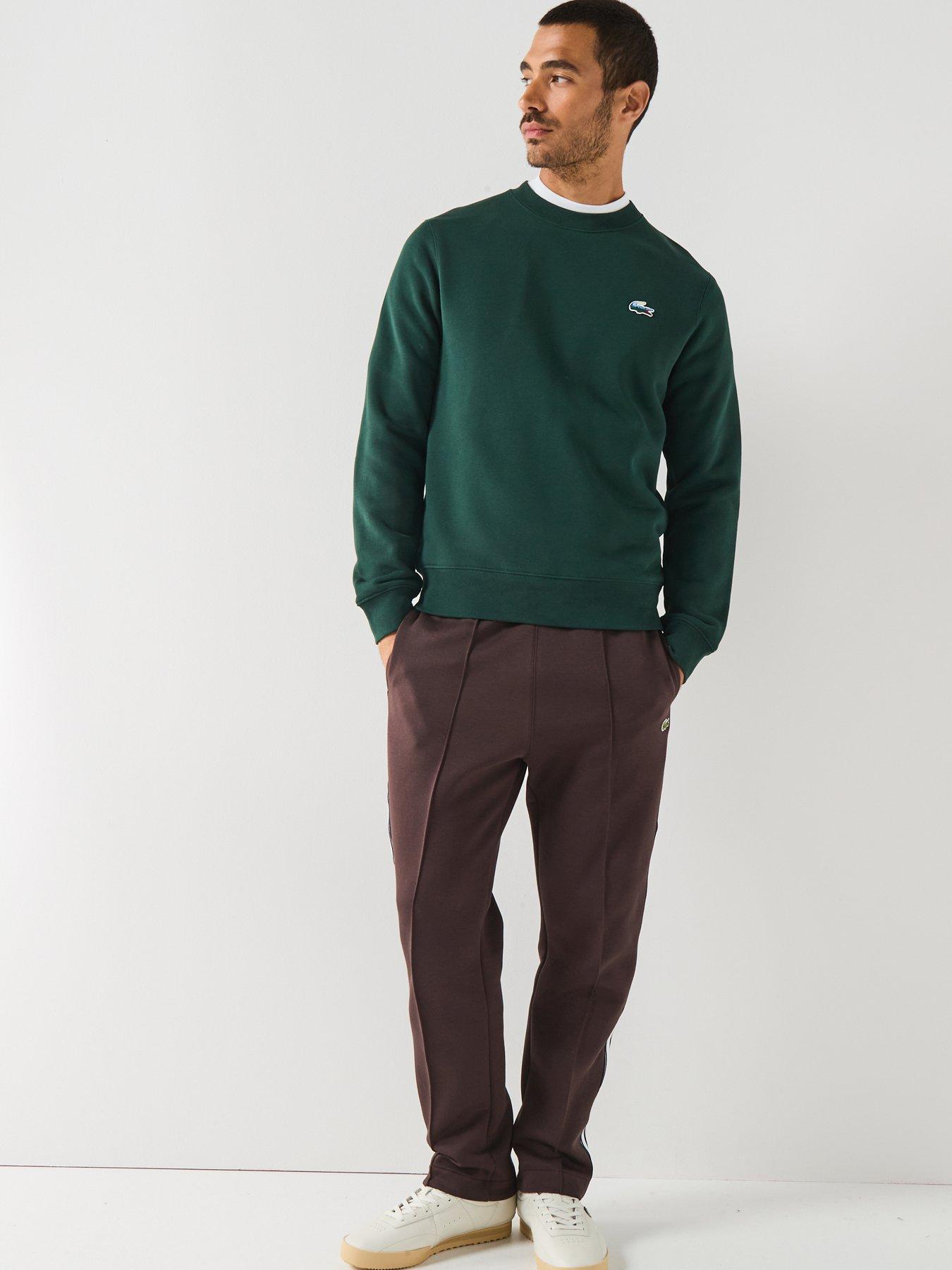 Image 3 of 4 of Lacoste Landscape Crocodile Sweatshirt&nbsp;- Green