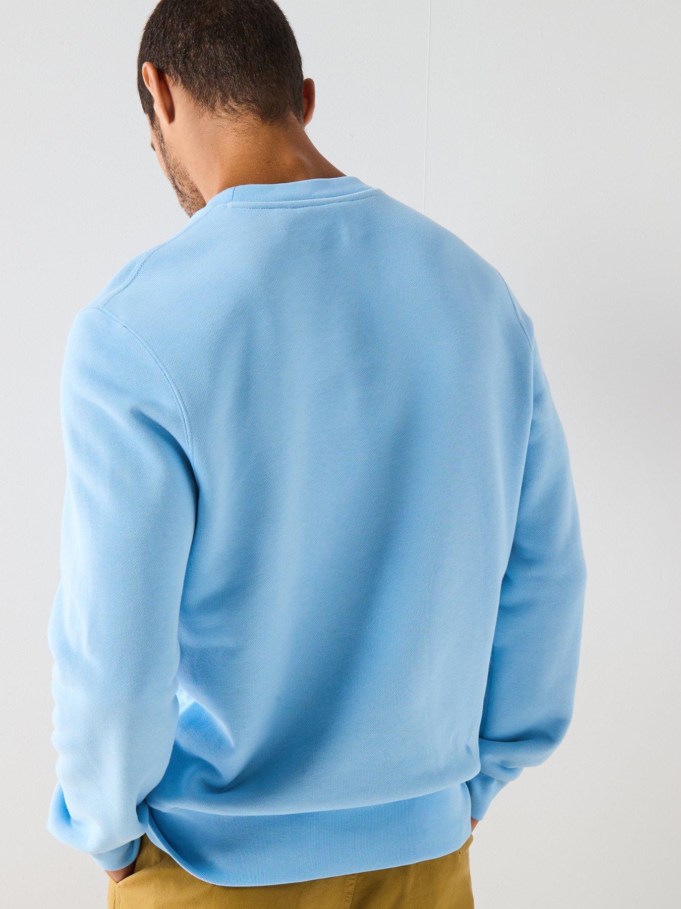  image of lacoste-landscape-crocodile-sweatshirtnbsp--blue