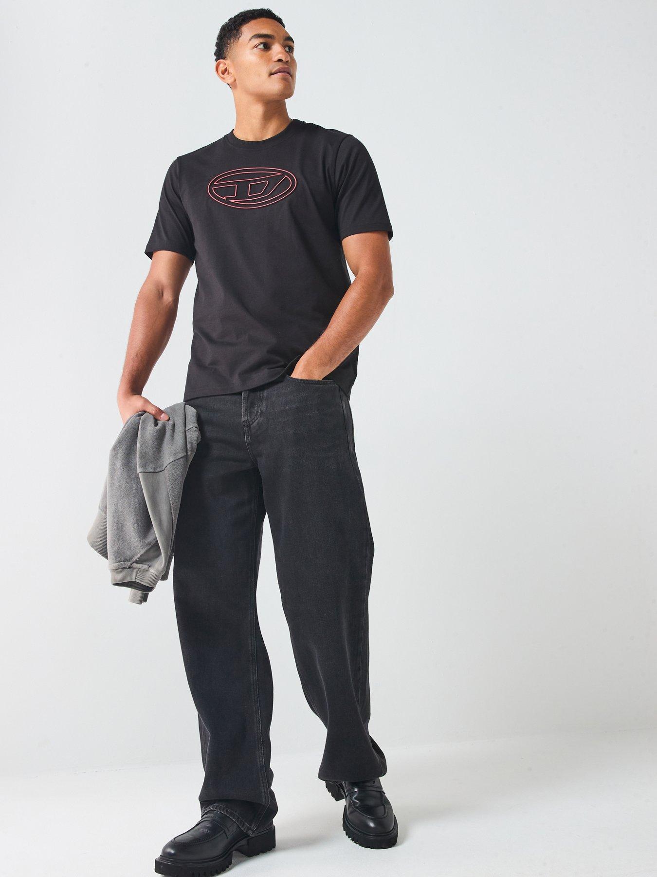 Image 3 of 5 of Diesel Big D Oval T-Shirt- Black