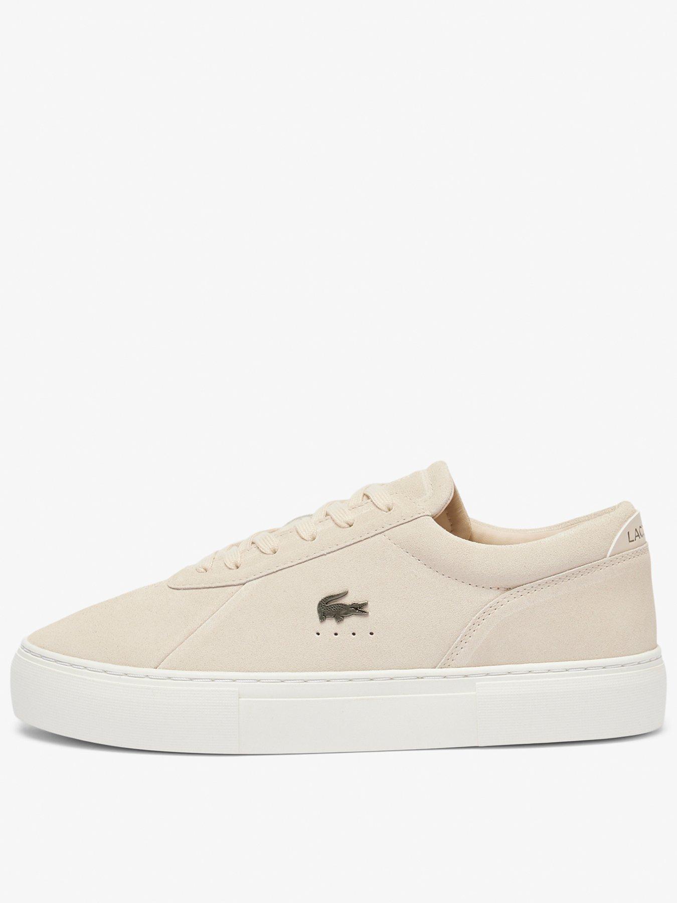  image of lacoste-court-set-suede-trainers-natural