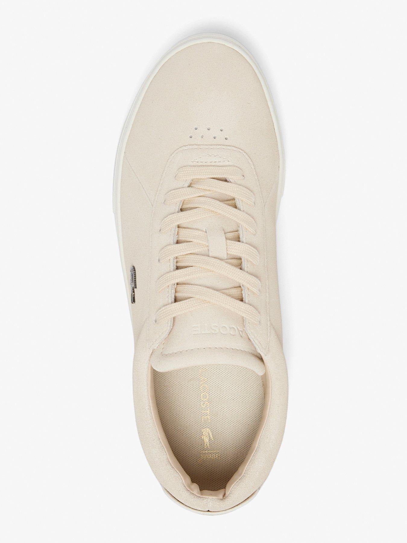  image of lacoste-court-set-suede-trainers-natural