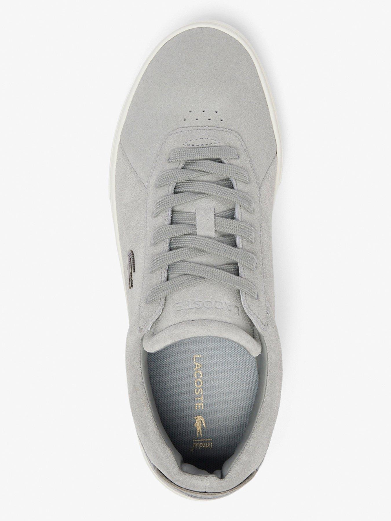  image of lacoste-court-set-suede-trainers-grey