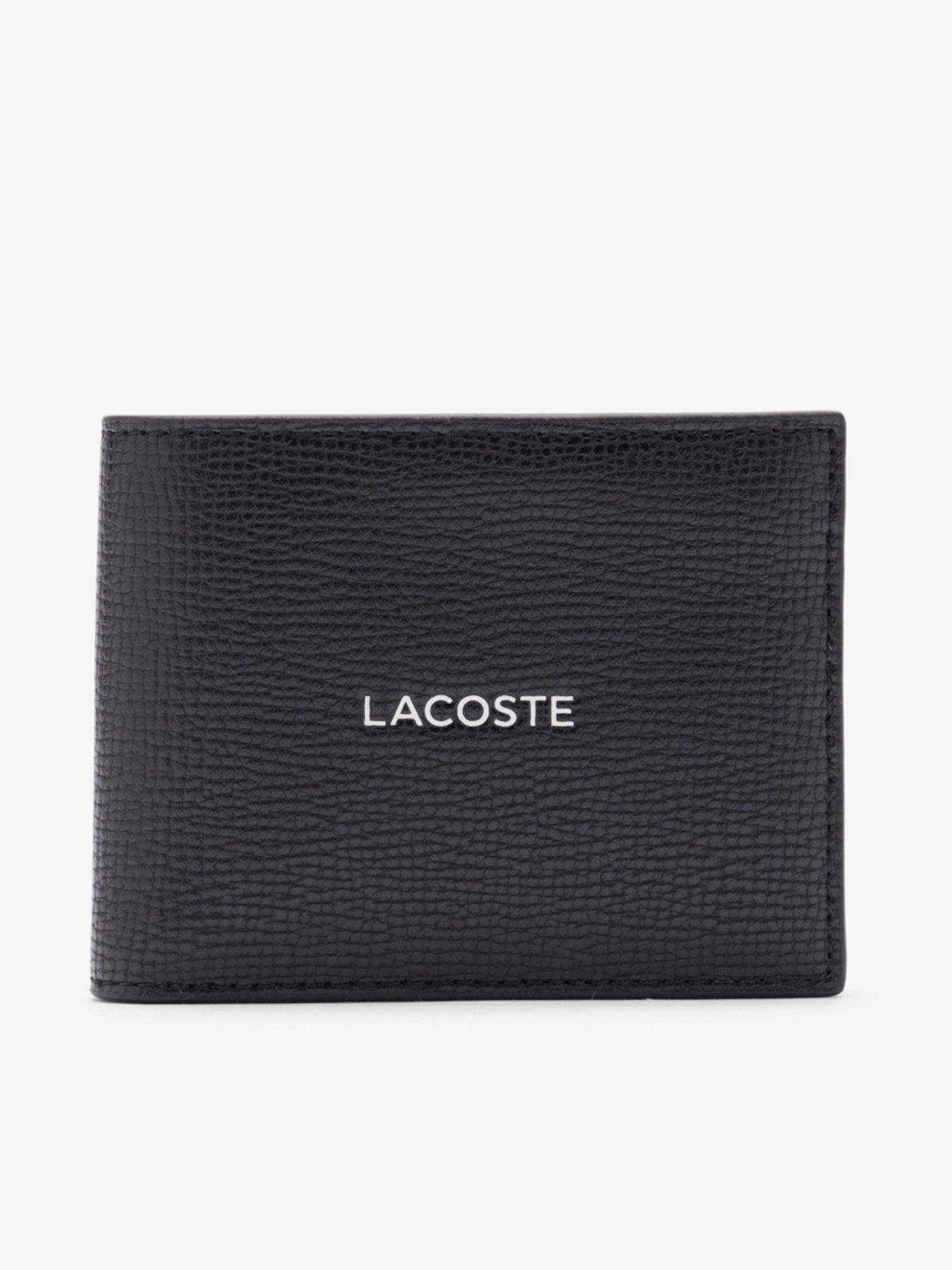 Lacoste Lacoste Leather Wallet- Black