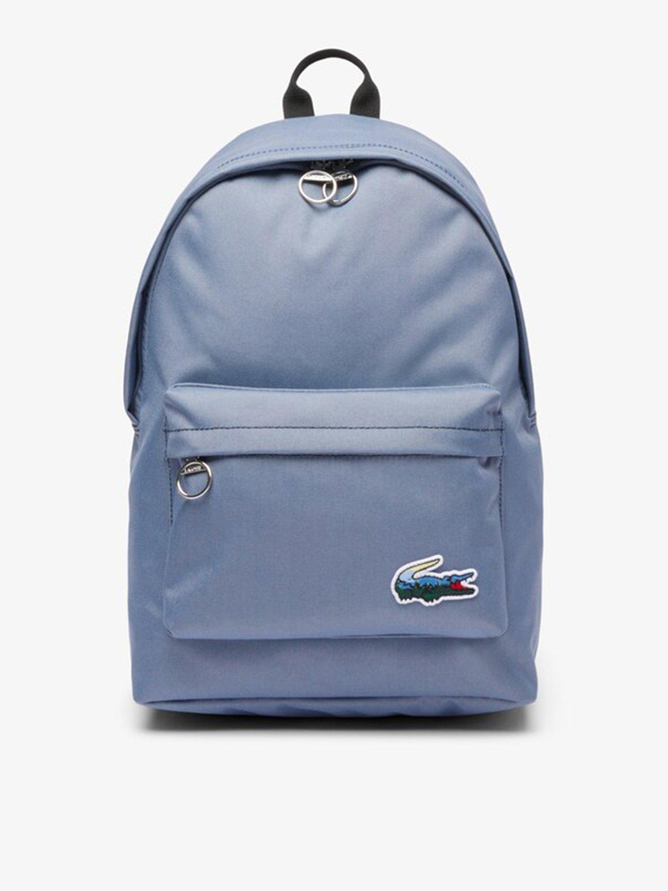 Lacoste Landscape Croc Backpack- Blue