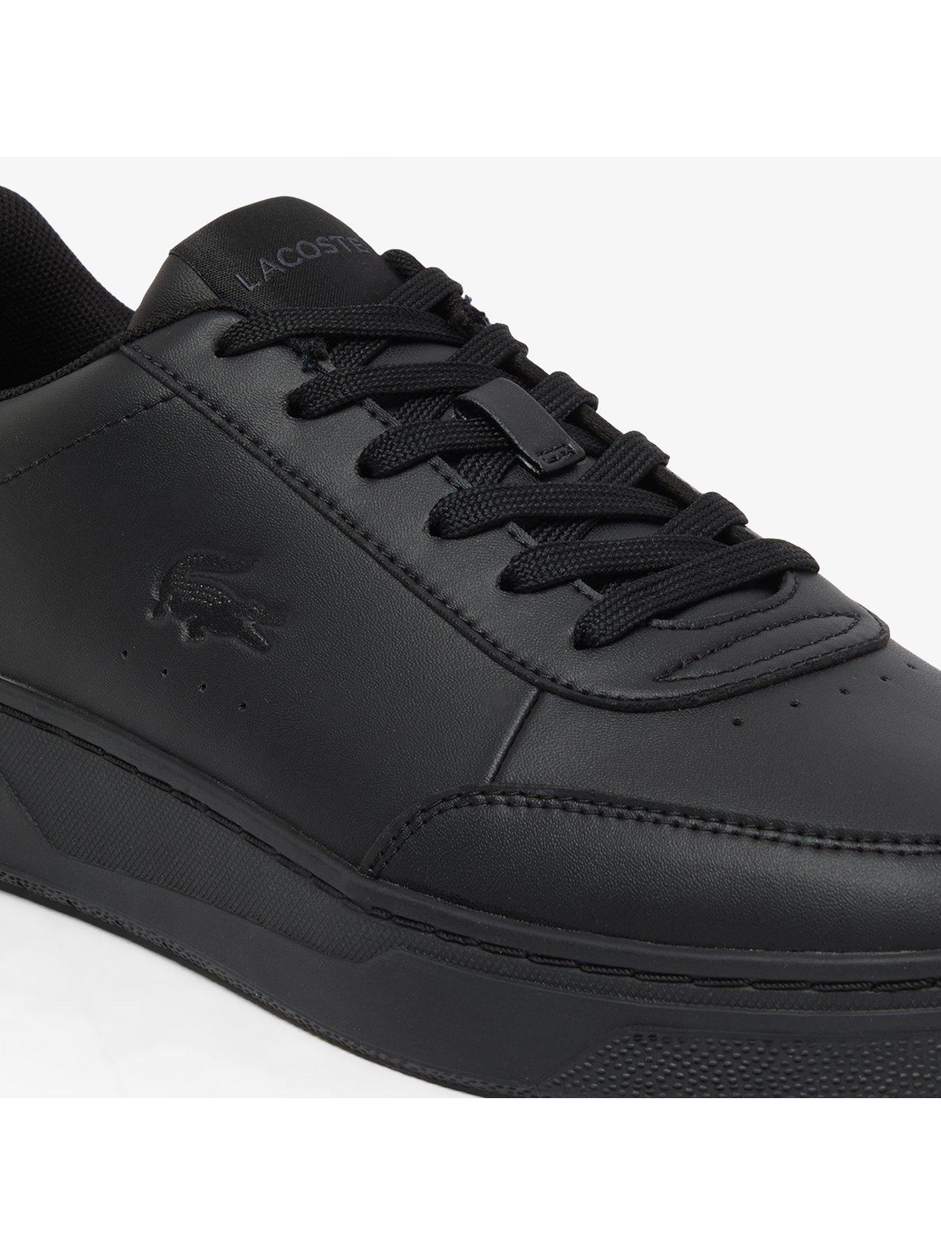 image of lacoste-court-pro-trainers--black