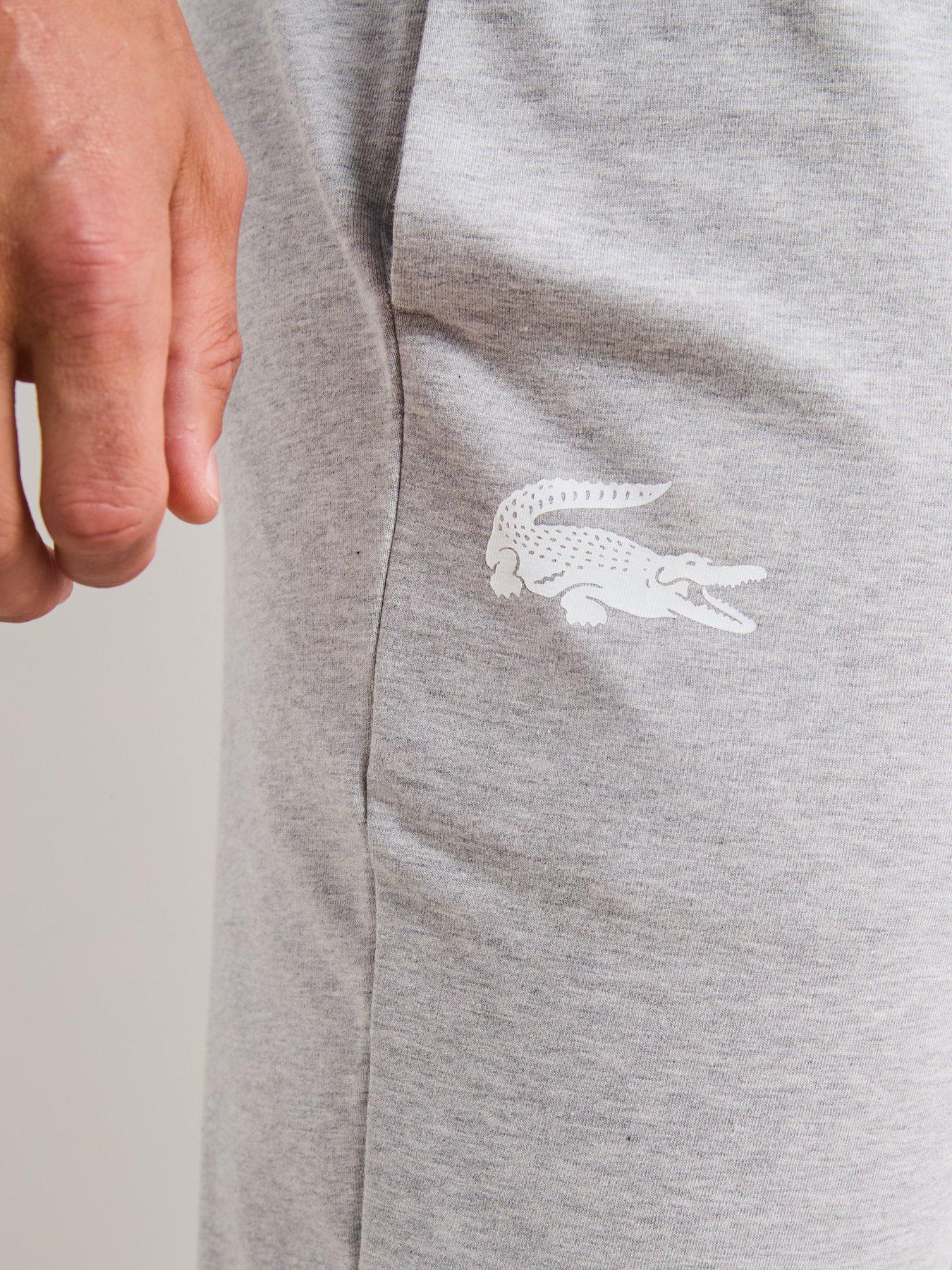  image of lacoste-elasticated-waist-pyjama-bottoms--grey