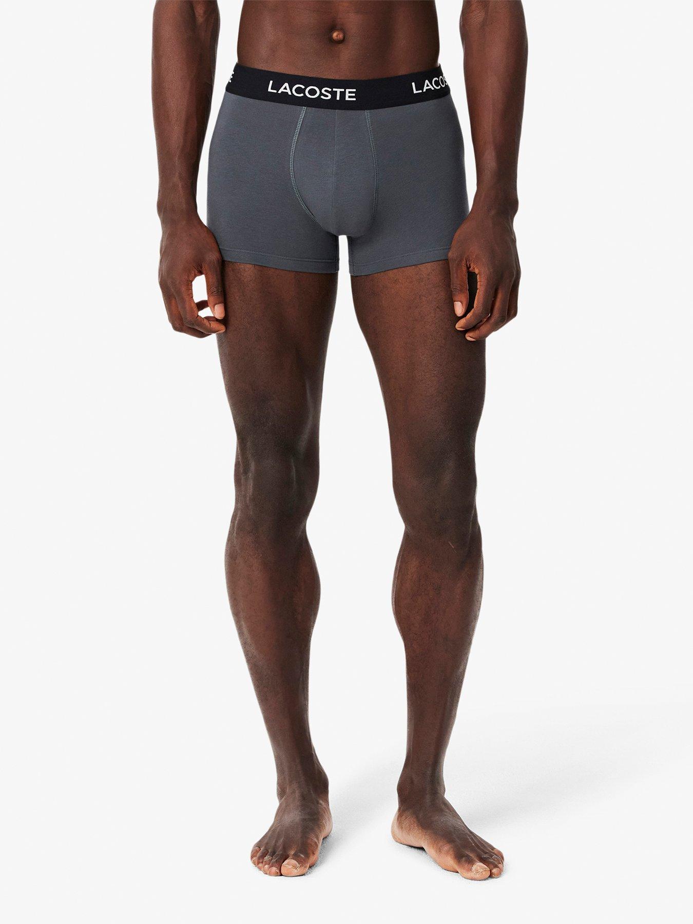 image of lacoste-5-pack-cotton-trunks--grey